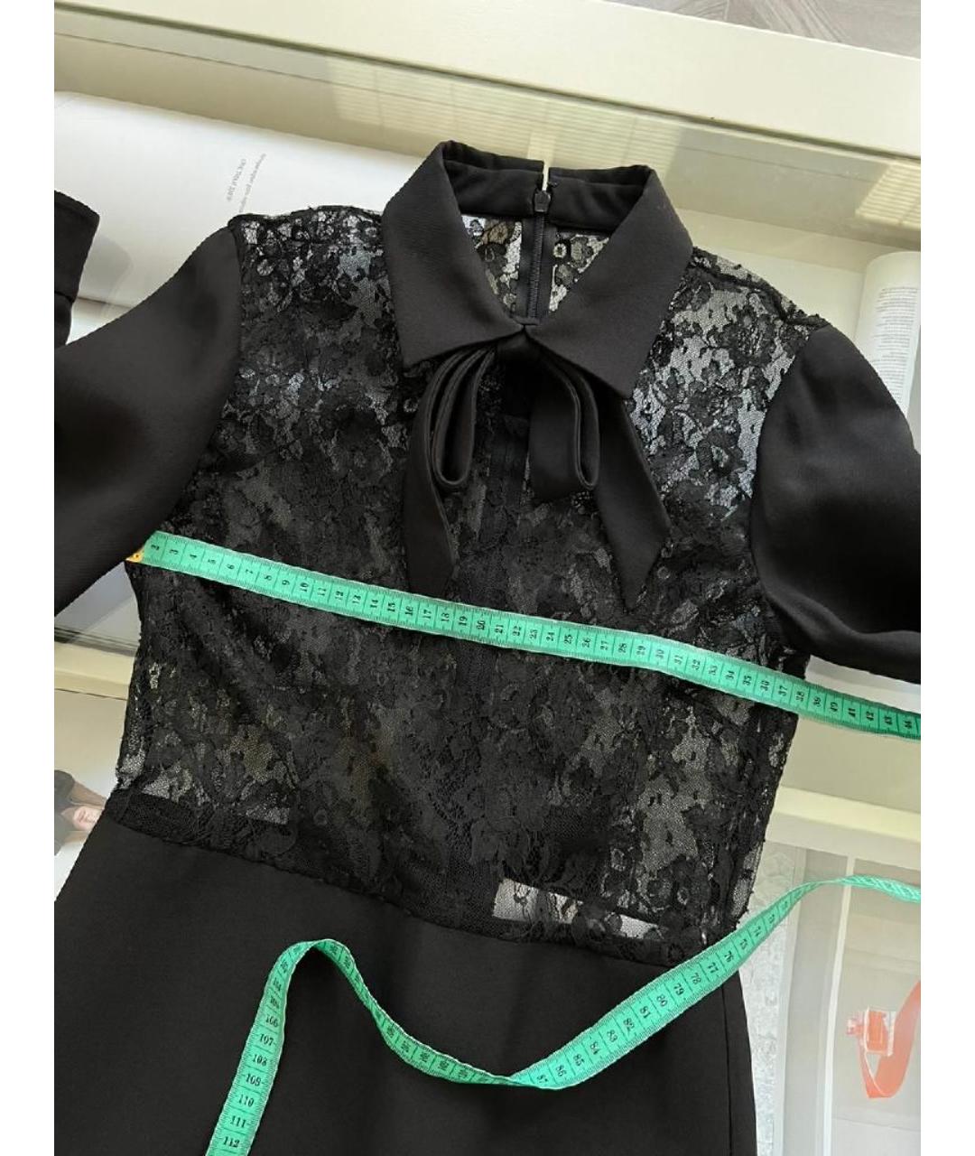 VALENTINO Черное коктейльное платье, фото 8