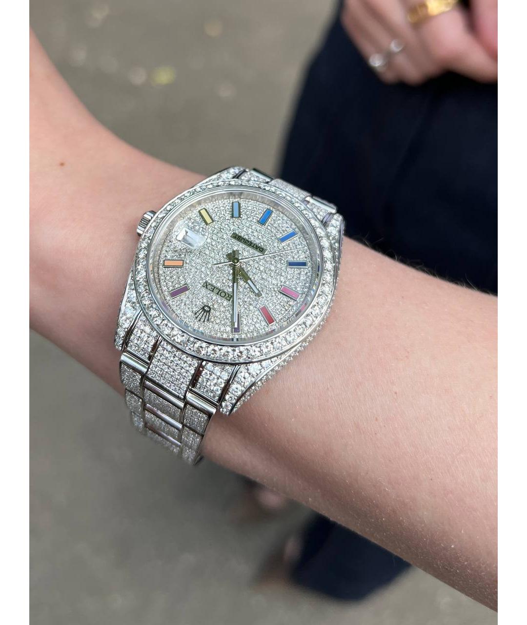 ROLEX Белые часы, фото 2