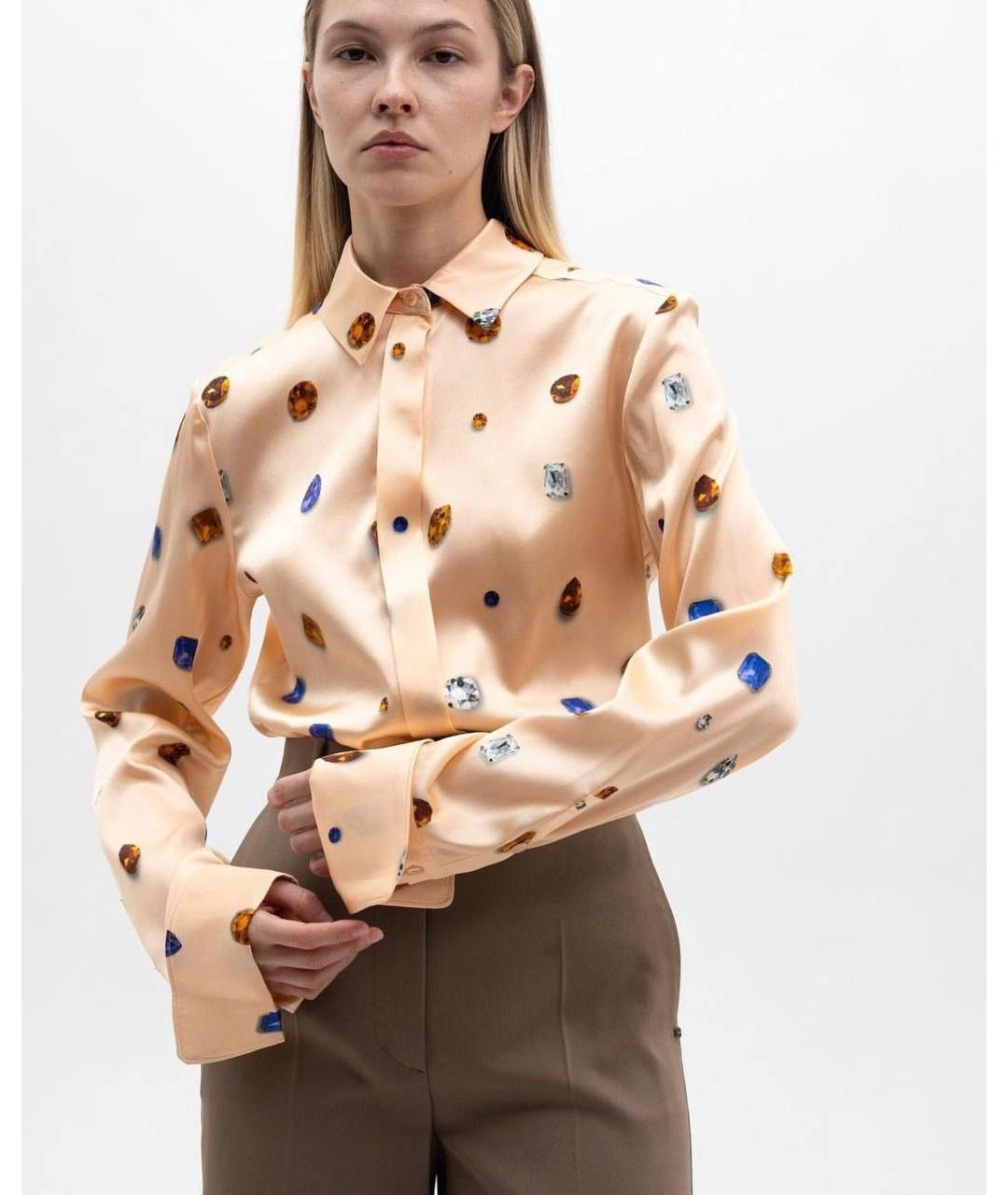 SPORTMAX Мульти шелковая рубашка, фото 6