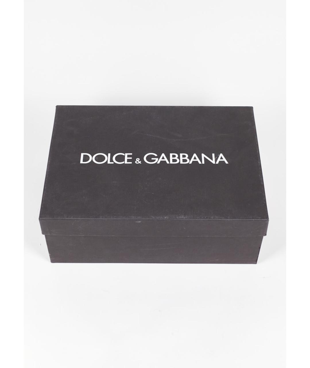 DOLCE&GABBANA Коричневые босоножки, фото 6