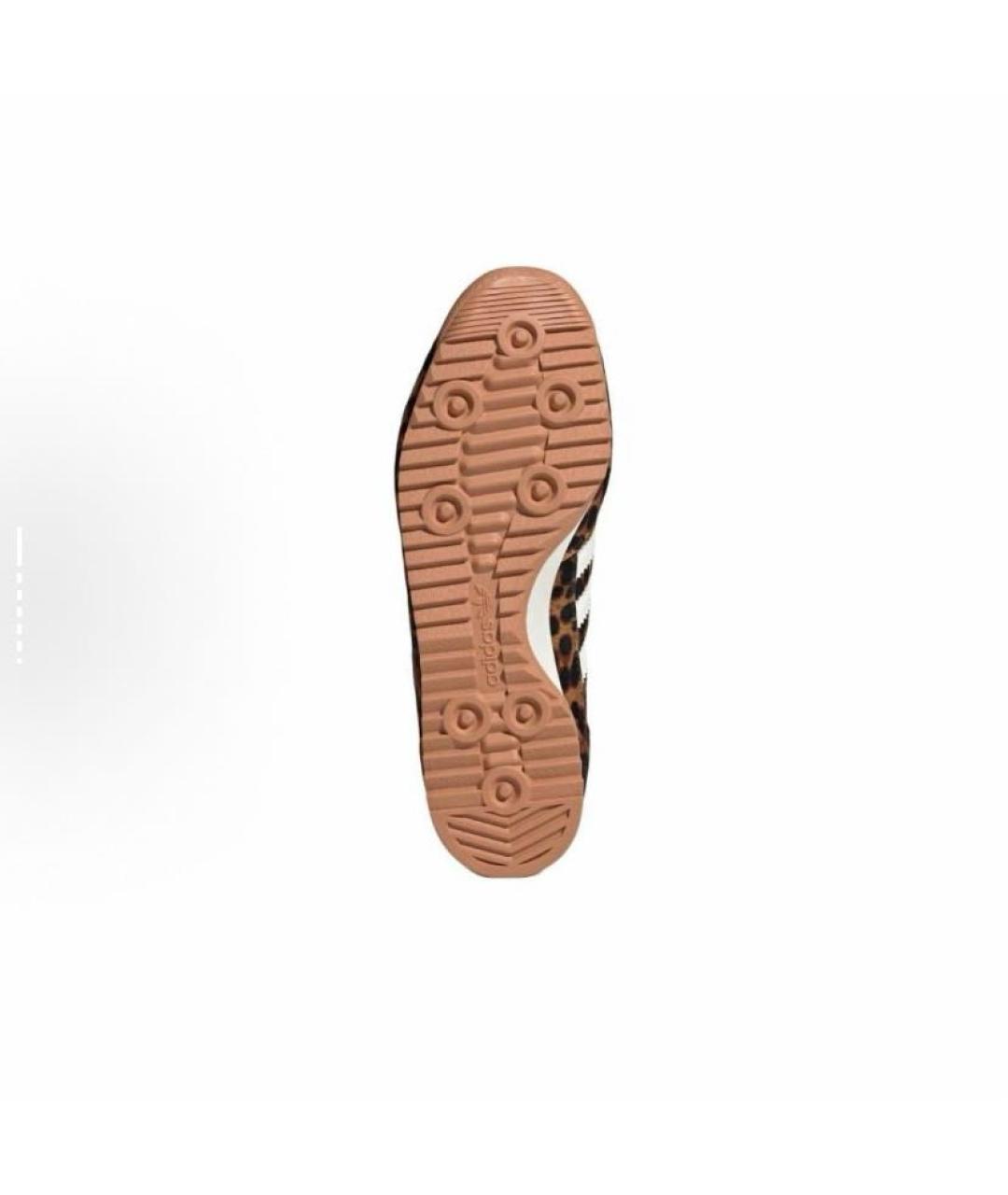 ADIDAS Коричневые текстильные низкие кроссовки / кеды, фото 4