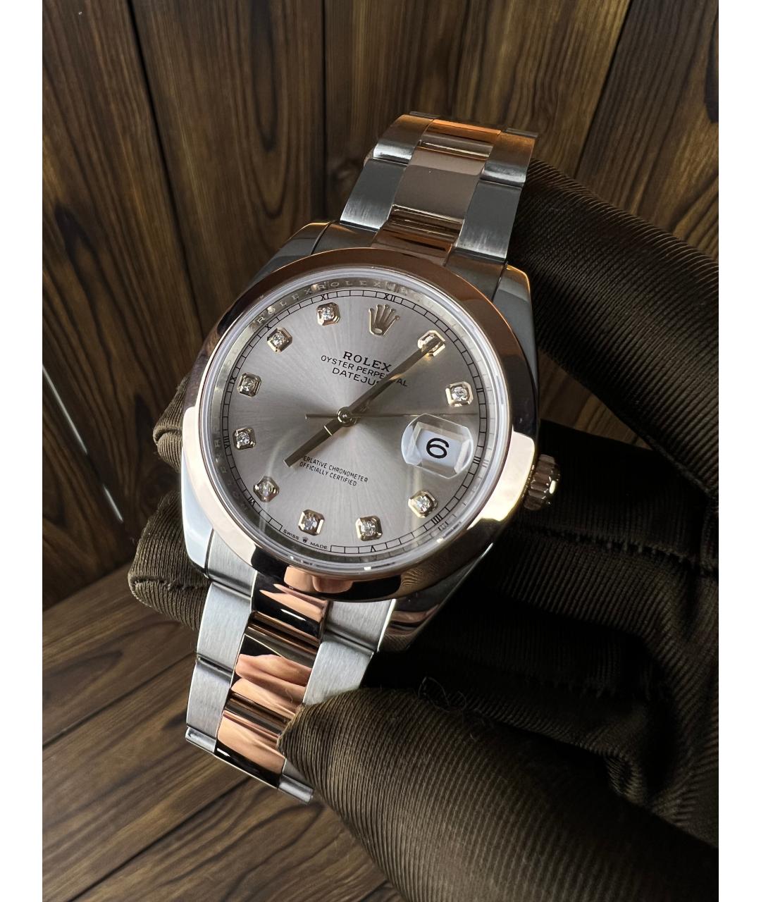 ROLEX Золотые часы из розового золота, фото 3