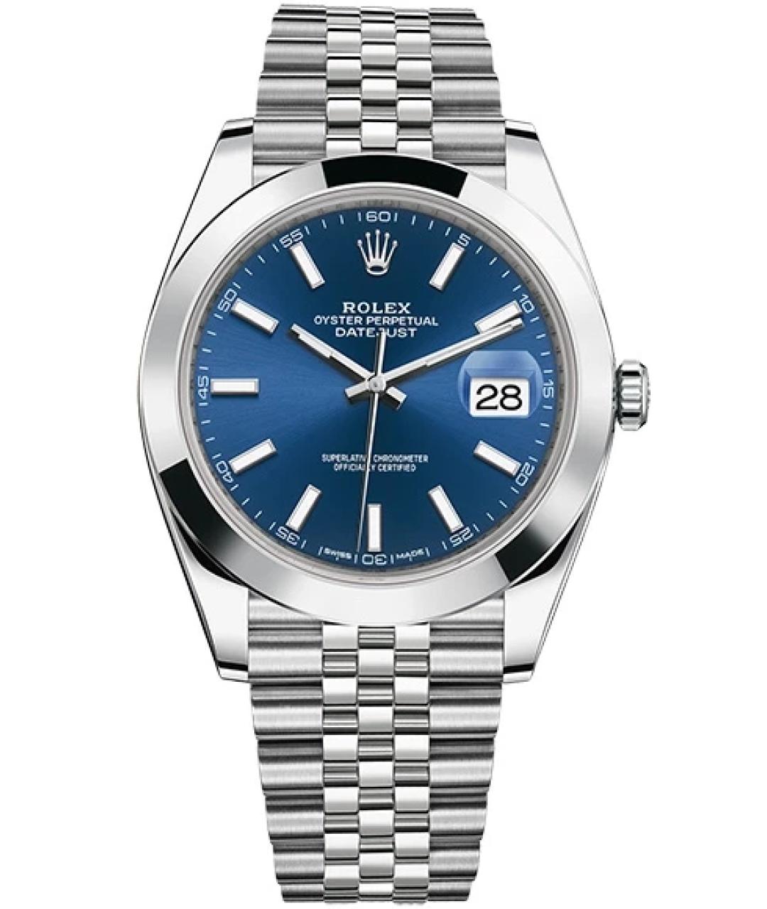 ROLEX Темно-синие часы, фото 1