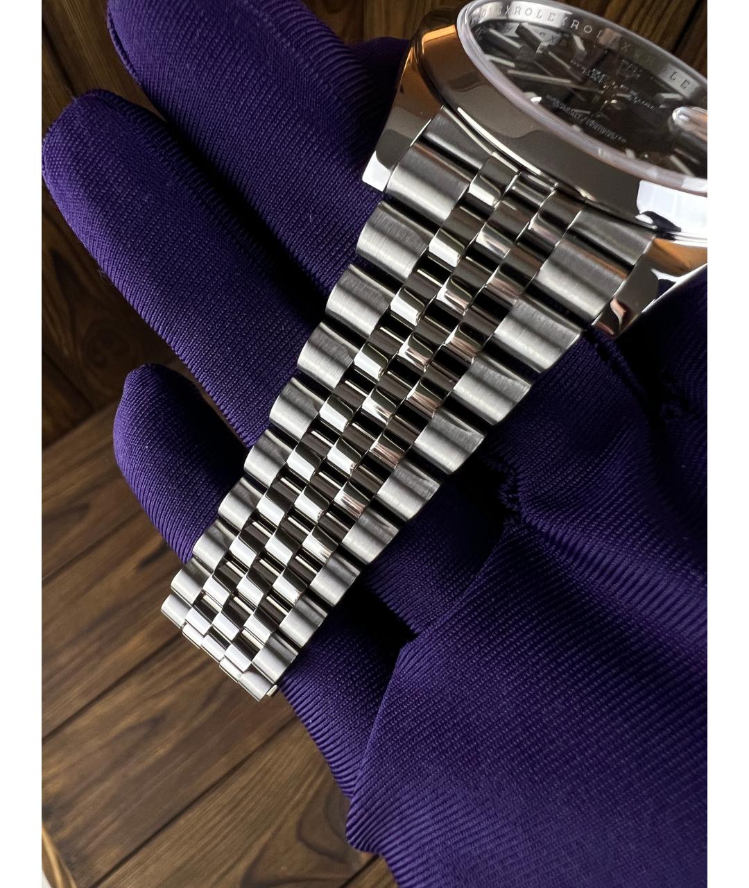 ROLEX Темно-синие часы, фото 7
