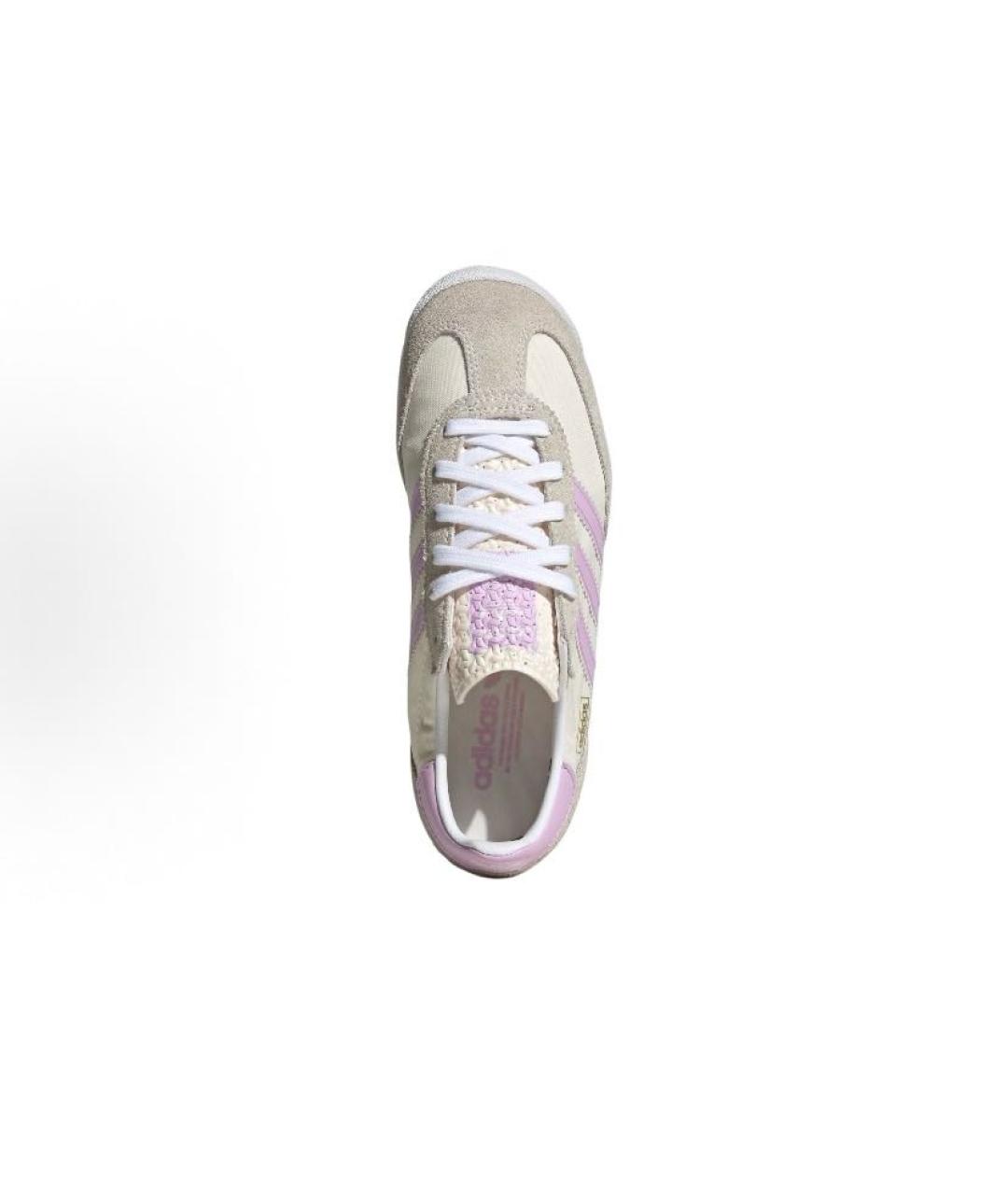 ADIDAS Бежевые текстильные низкие кроссовки / кеды, фото 4