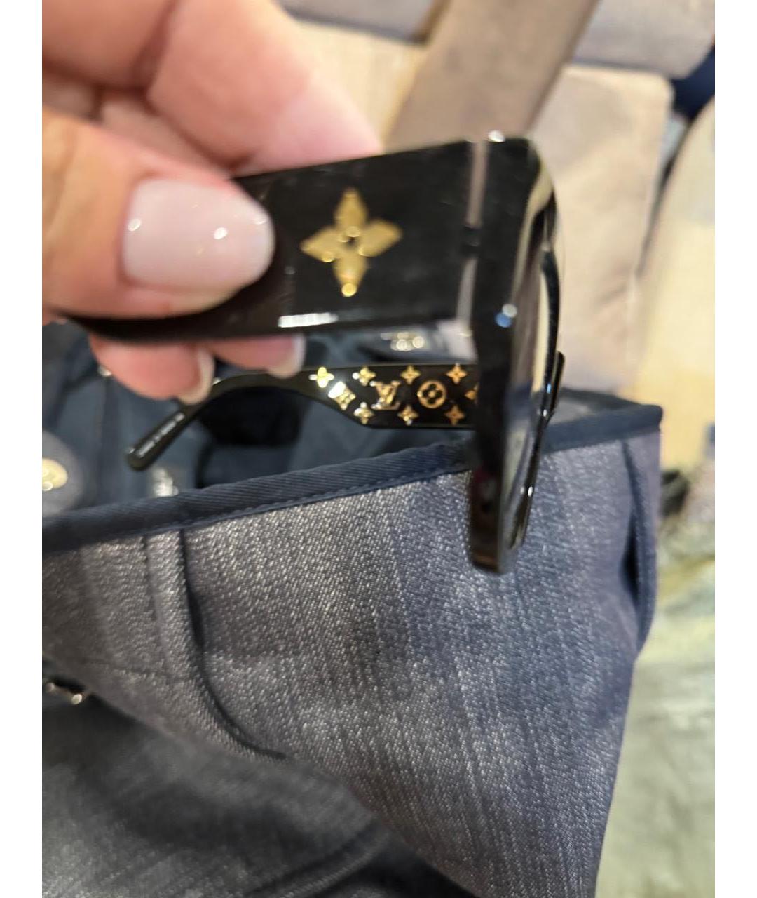 CHANEL Темно-синяя деним пляжная сумка, фото 2