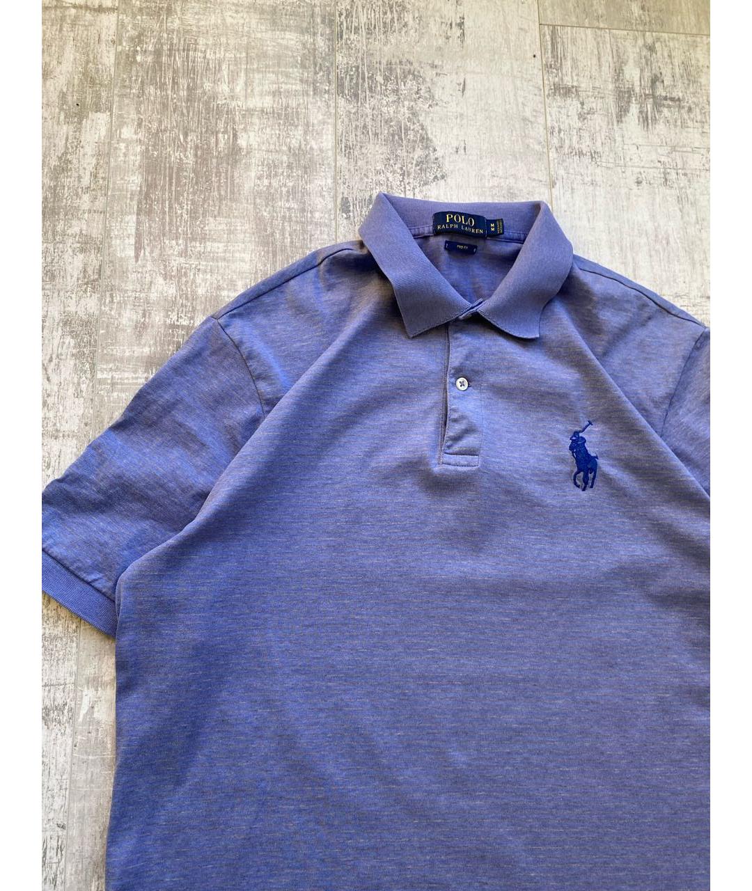 POLO RALPH LAUREN Хлопковое поло с коротким рукавом, фото 2