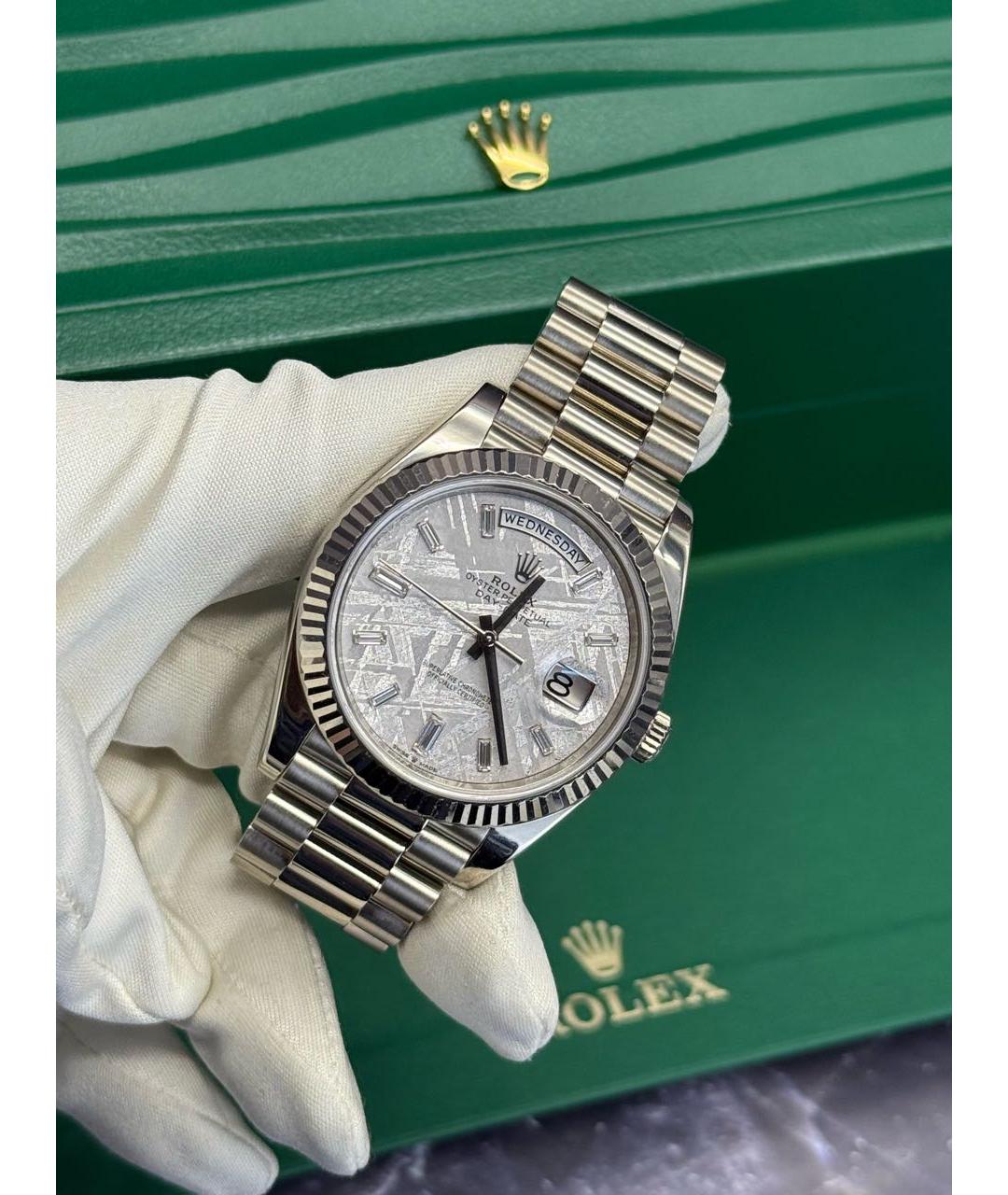 ROLEX Часы из белого золота, фото 6