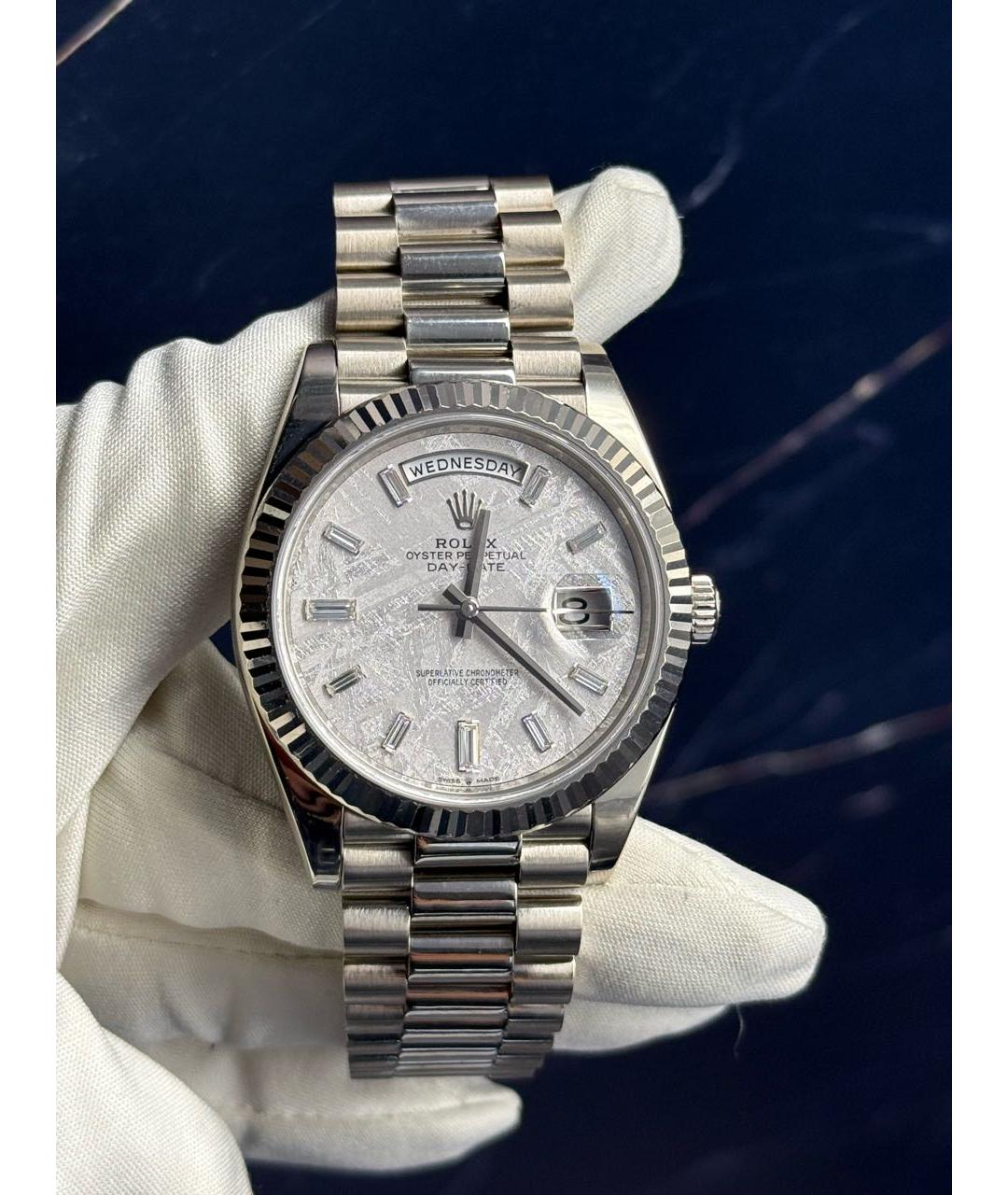 ROLEX Часы из белого золота, фото 3