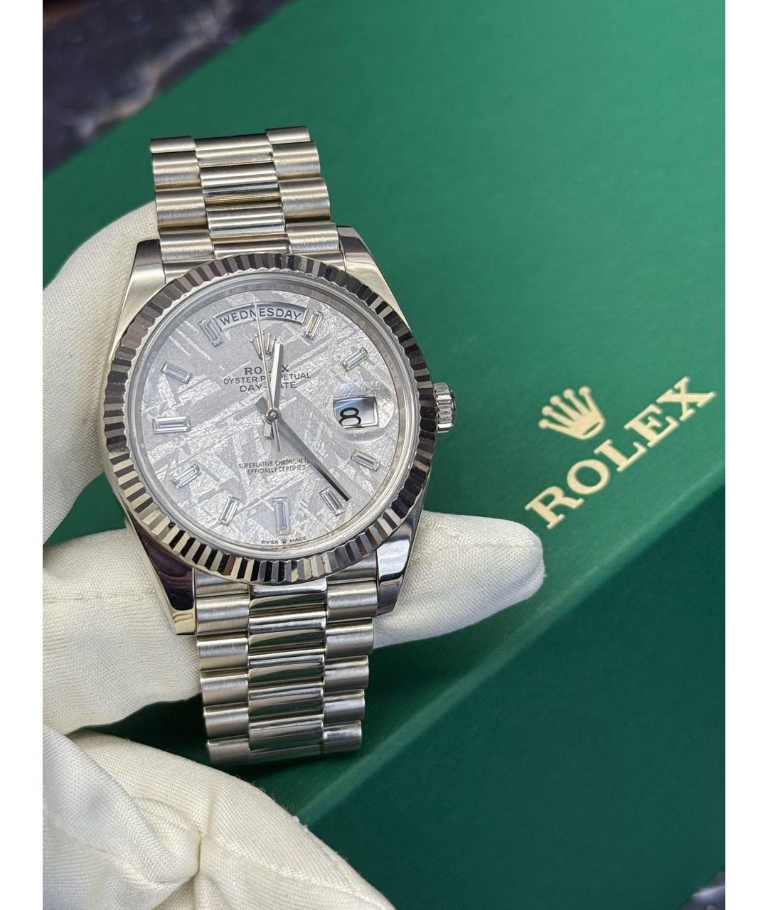 ROLEX Часы из белого золота, фото 5