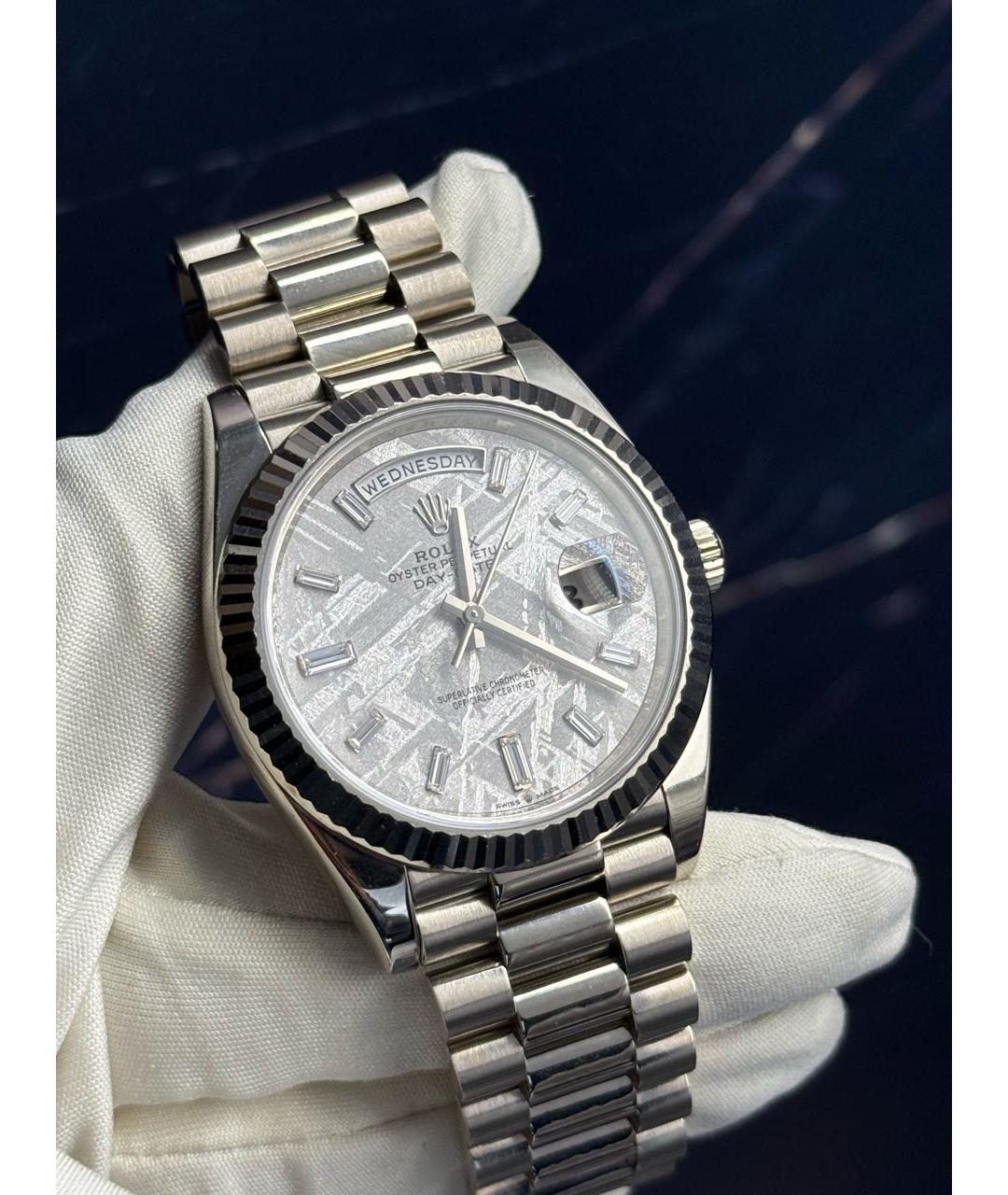 ROLEX Часы из белого золота, фото 2