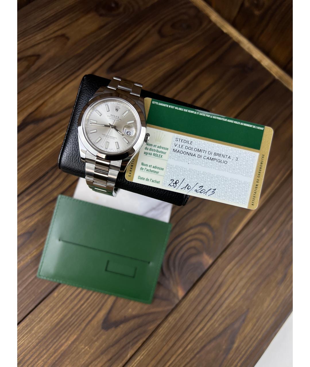 ROLEX Серые часы, фото 2