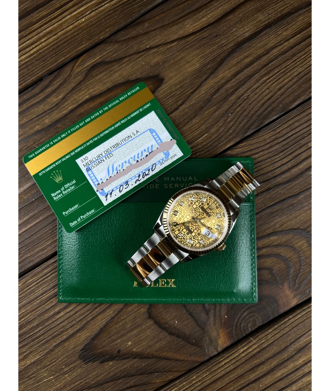 ROLEX Золотые часы из желтого золота, фото 2