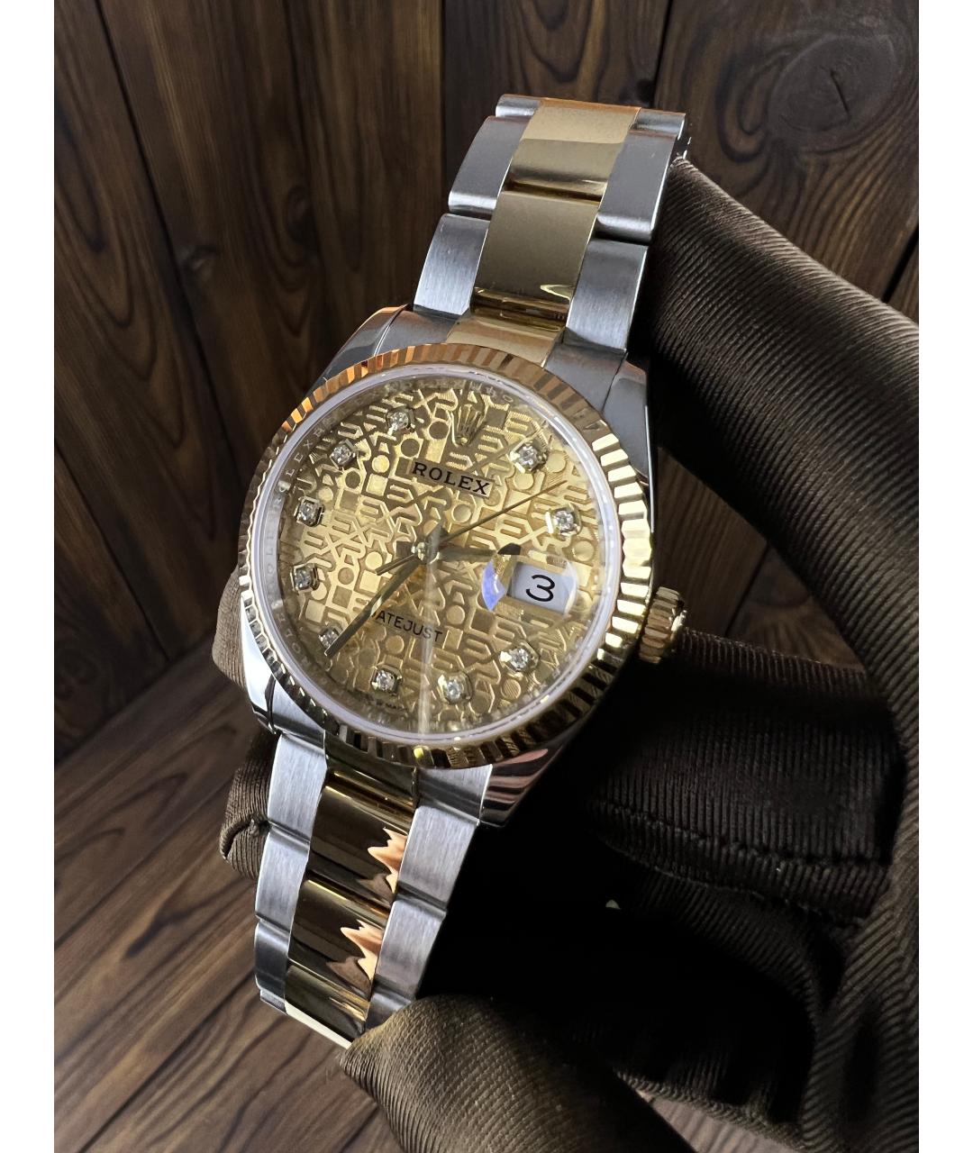 ROLEX Золотые часы из желтого золота, фото 3