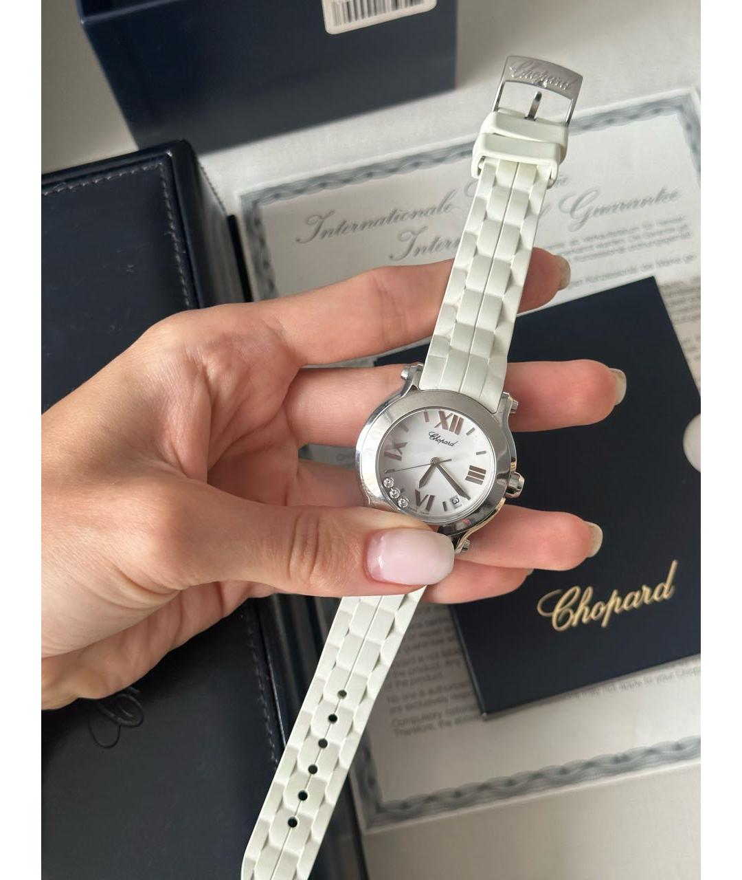 CHOPARD Белые часы, фото 7