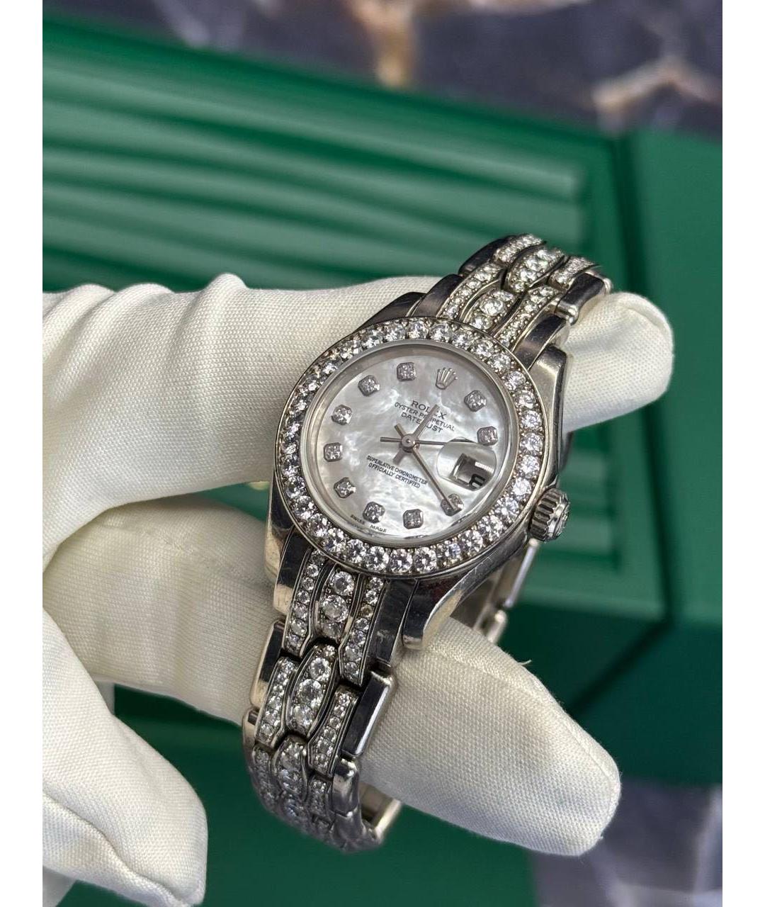 ROLEX Часы из белого золота, фото 3