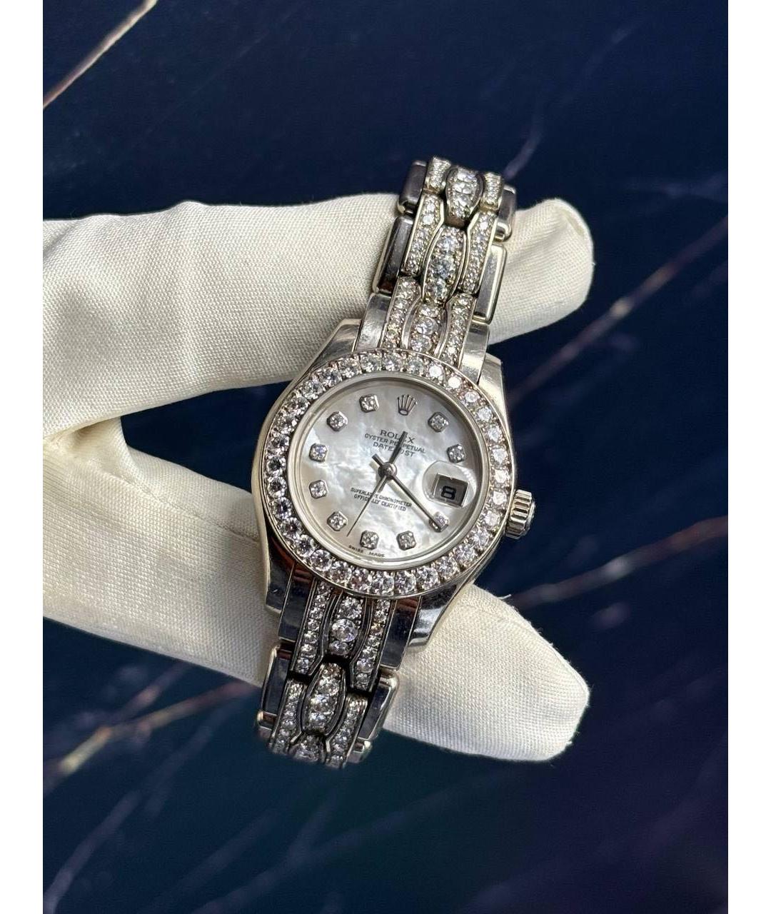 ROLEX Часы из белого золота, фото 4