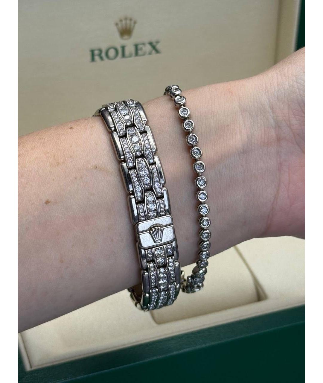 ROLEX Часы из белого золота, фото 8