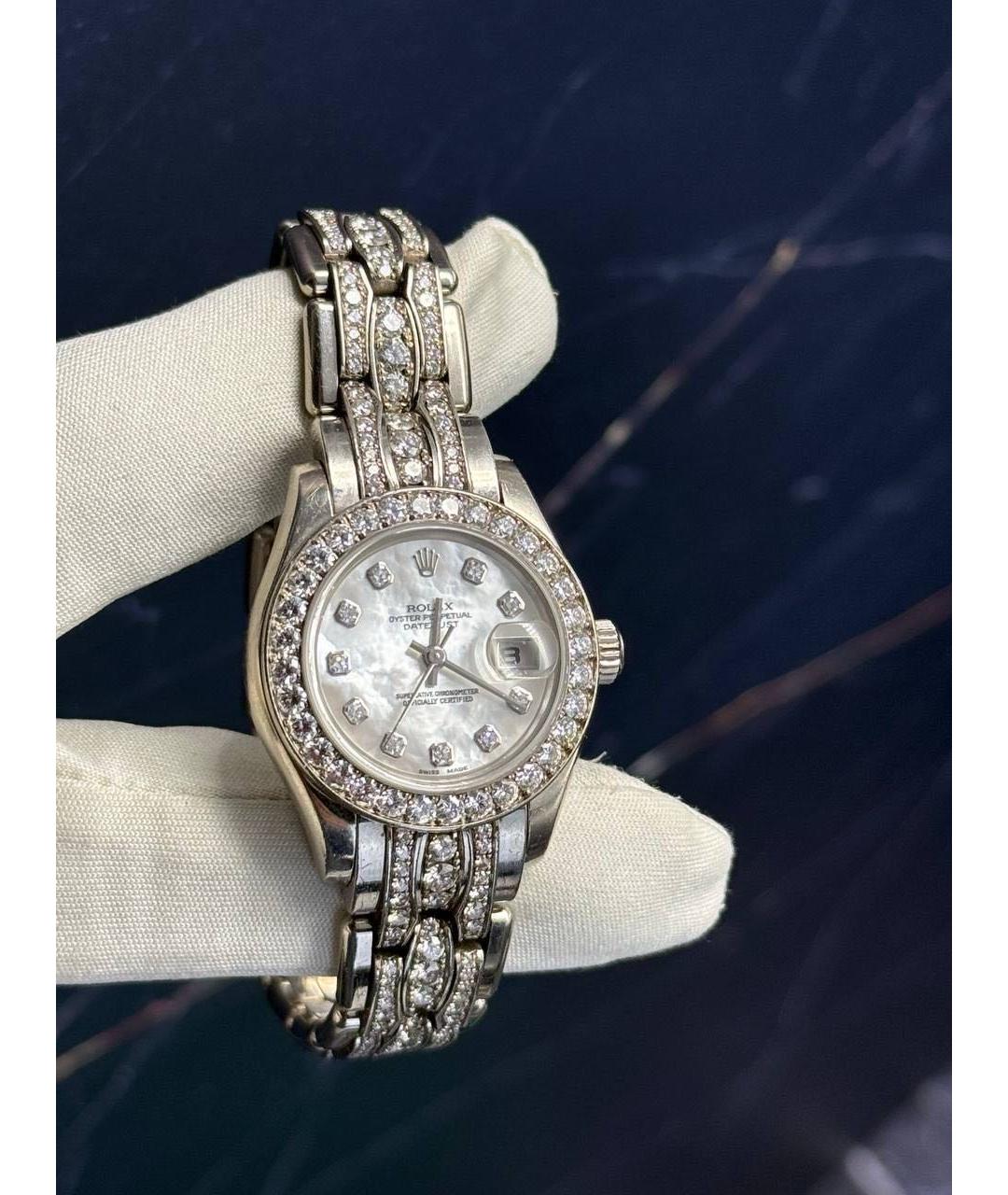 ROLEX Часы из белого золота, фото 2