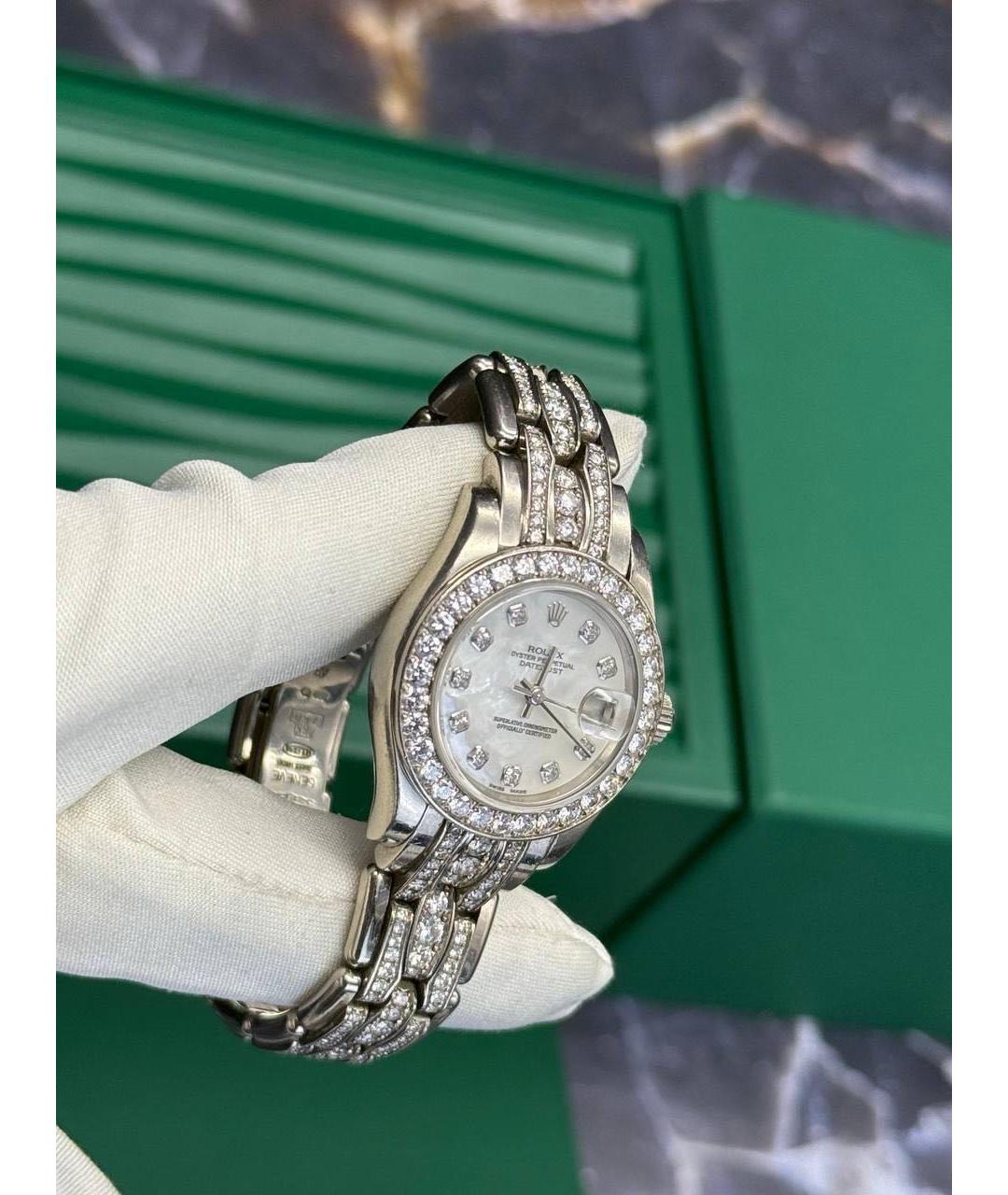 ROLEX Часы из белого золота, фото 9