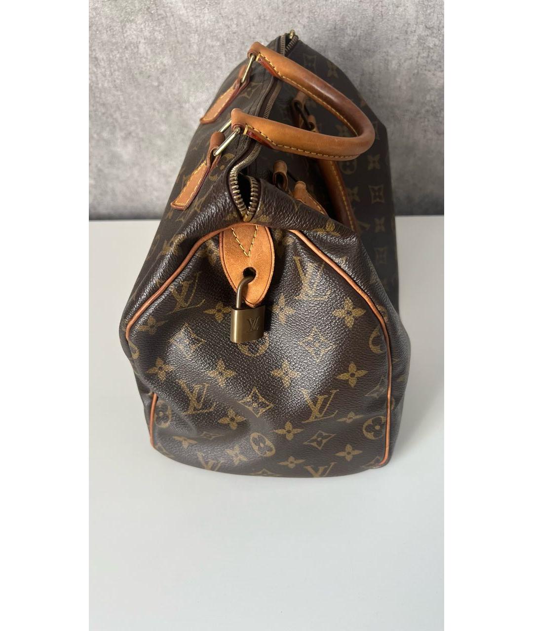 LOUIS VUITTON Коричневая сумка с короткими ручками, фото 2