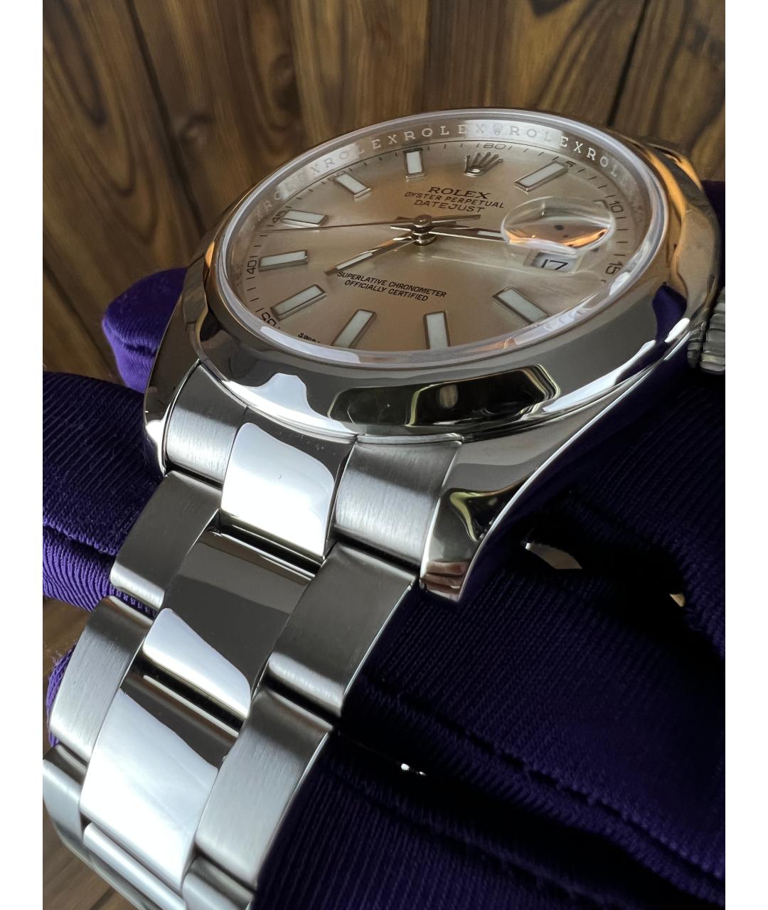 ROLEX Серые часы, фото 9
