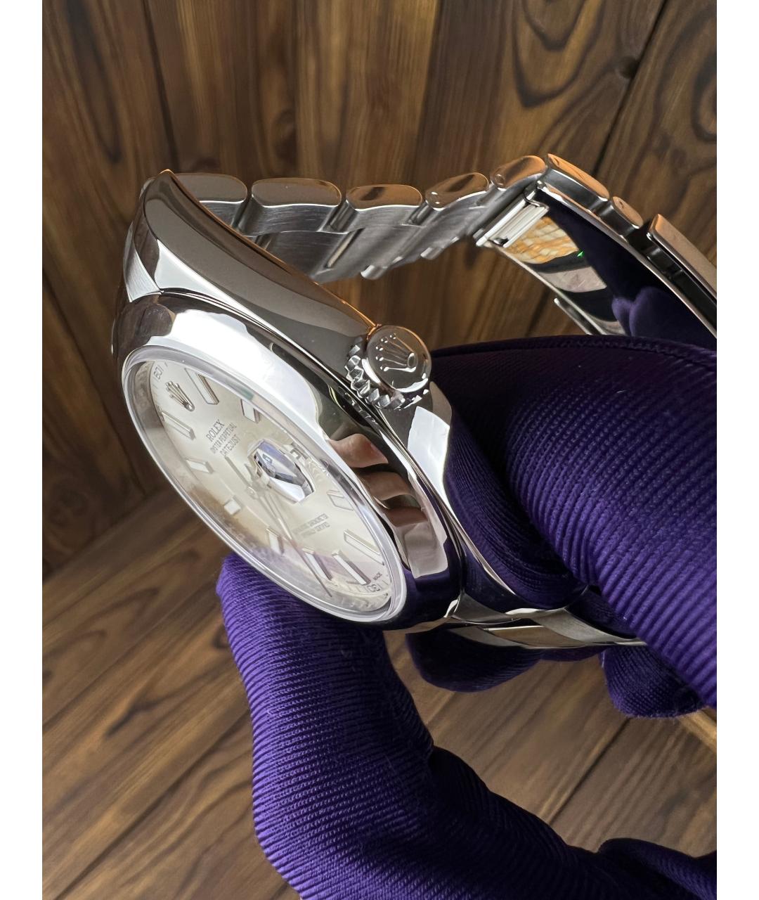 ROLEX Серые часы, фото 4