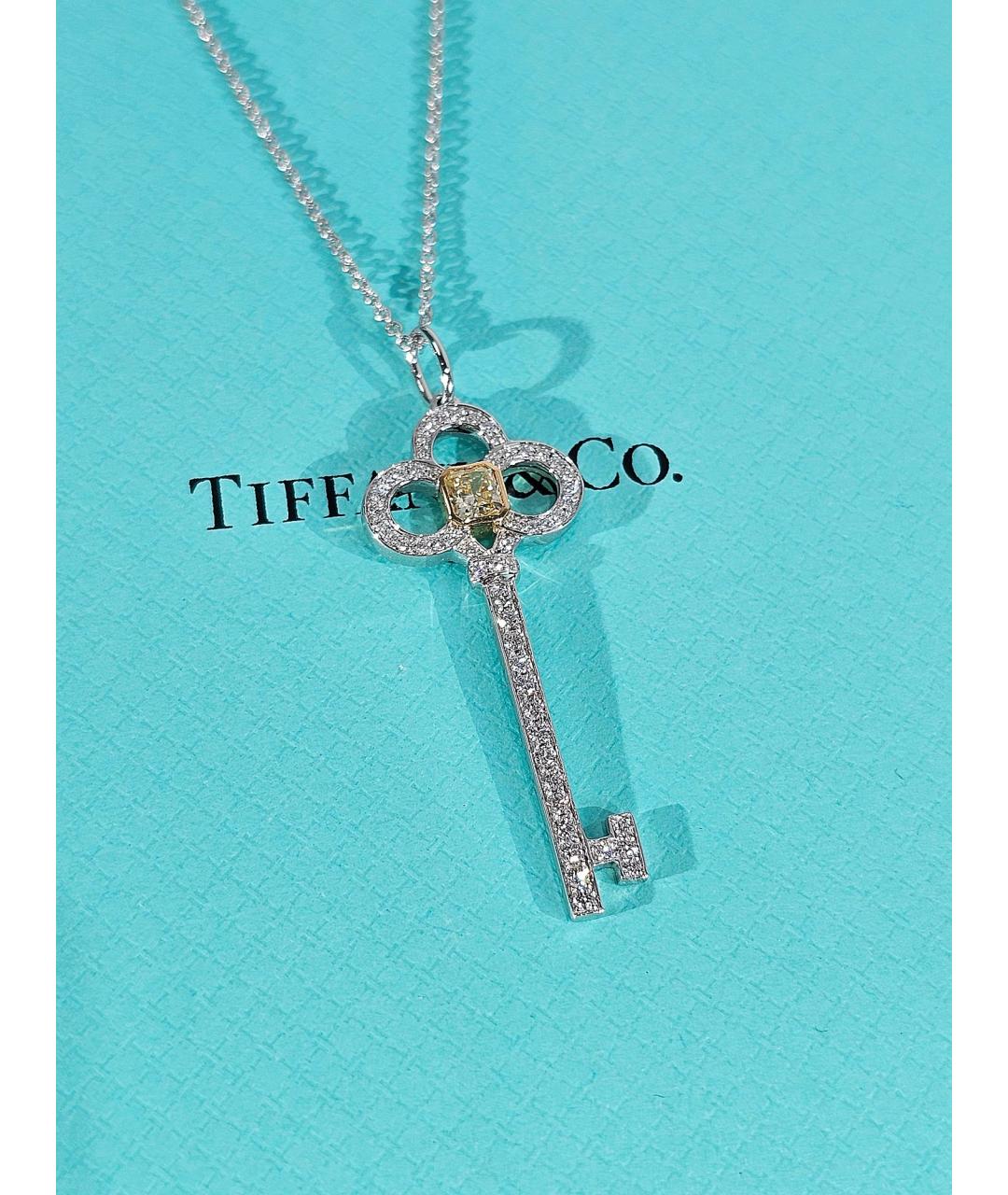 TIFFANY&CO Золотое платиновое колье, фото 2