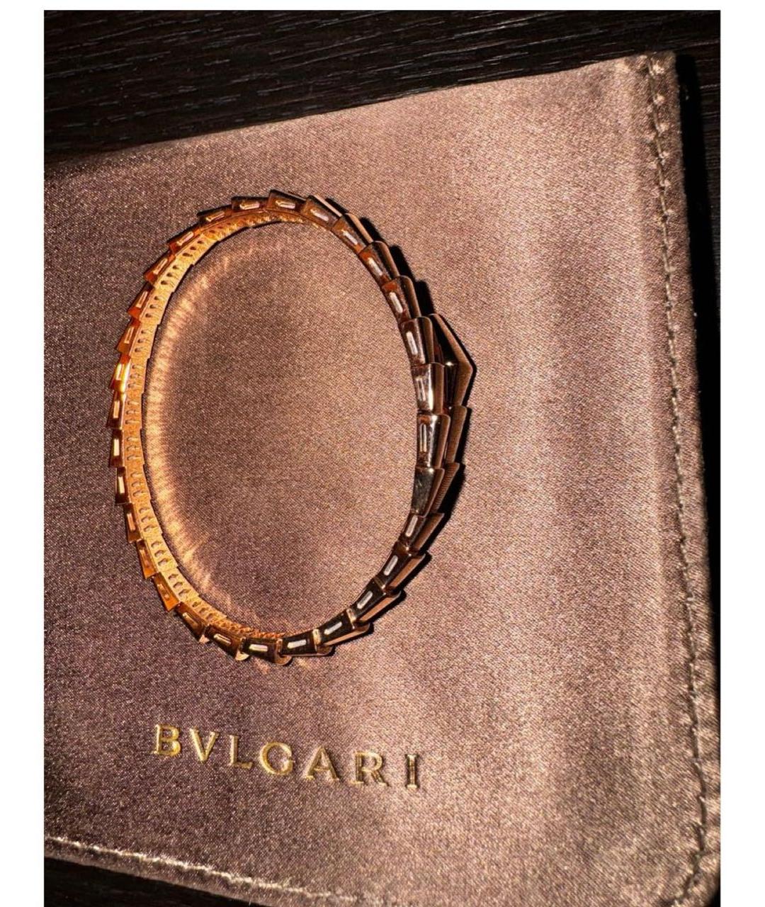 BVLGARI Золотой браслет из розового золота, фото 3