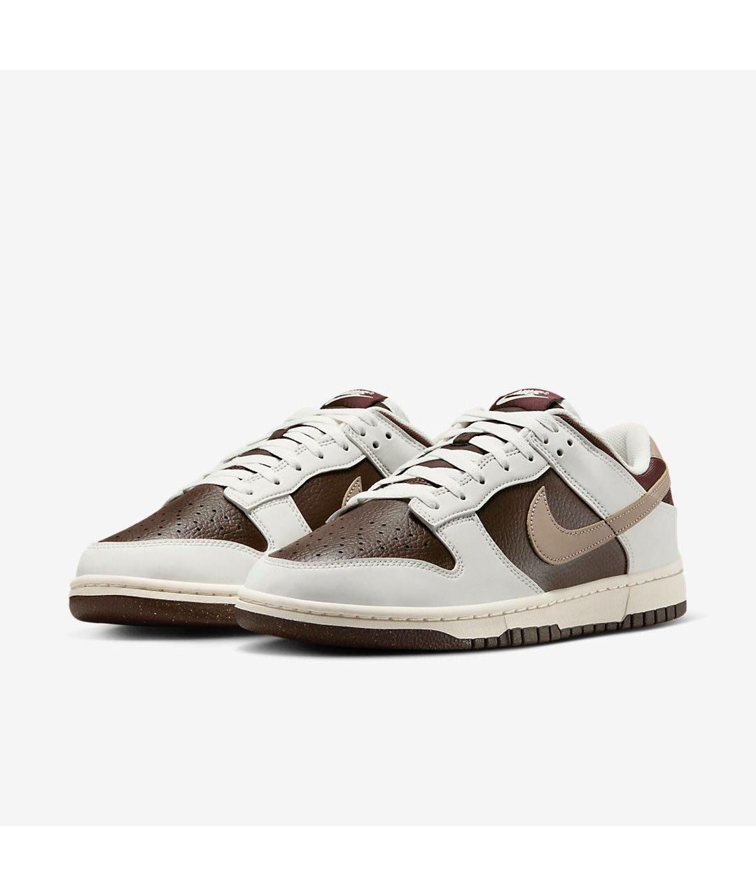 NIKE Белые кожаные низкие кроссовки / кеды, фото 2