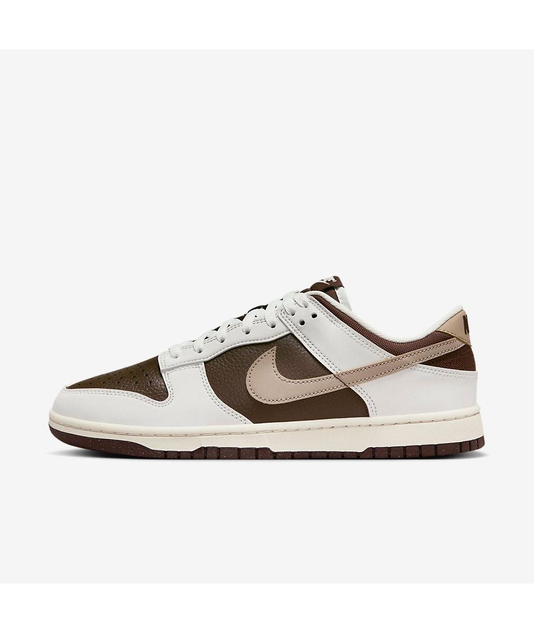 NIKE Белые кожаные низкие кроссовки / кеды, фото 9