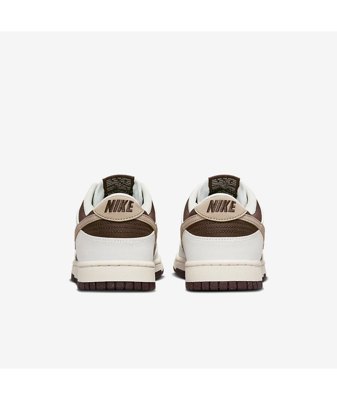 NIKE Белые кожаные низкие кроссовки / кеды, фото 5