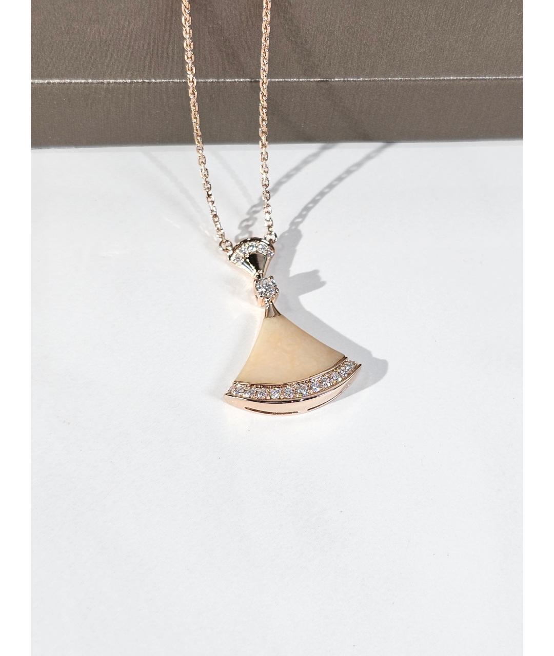 BVLGARI Золотое колье из розового золота, фото 2