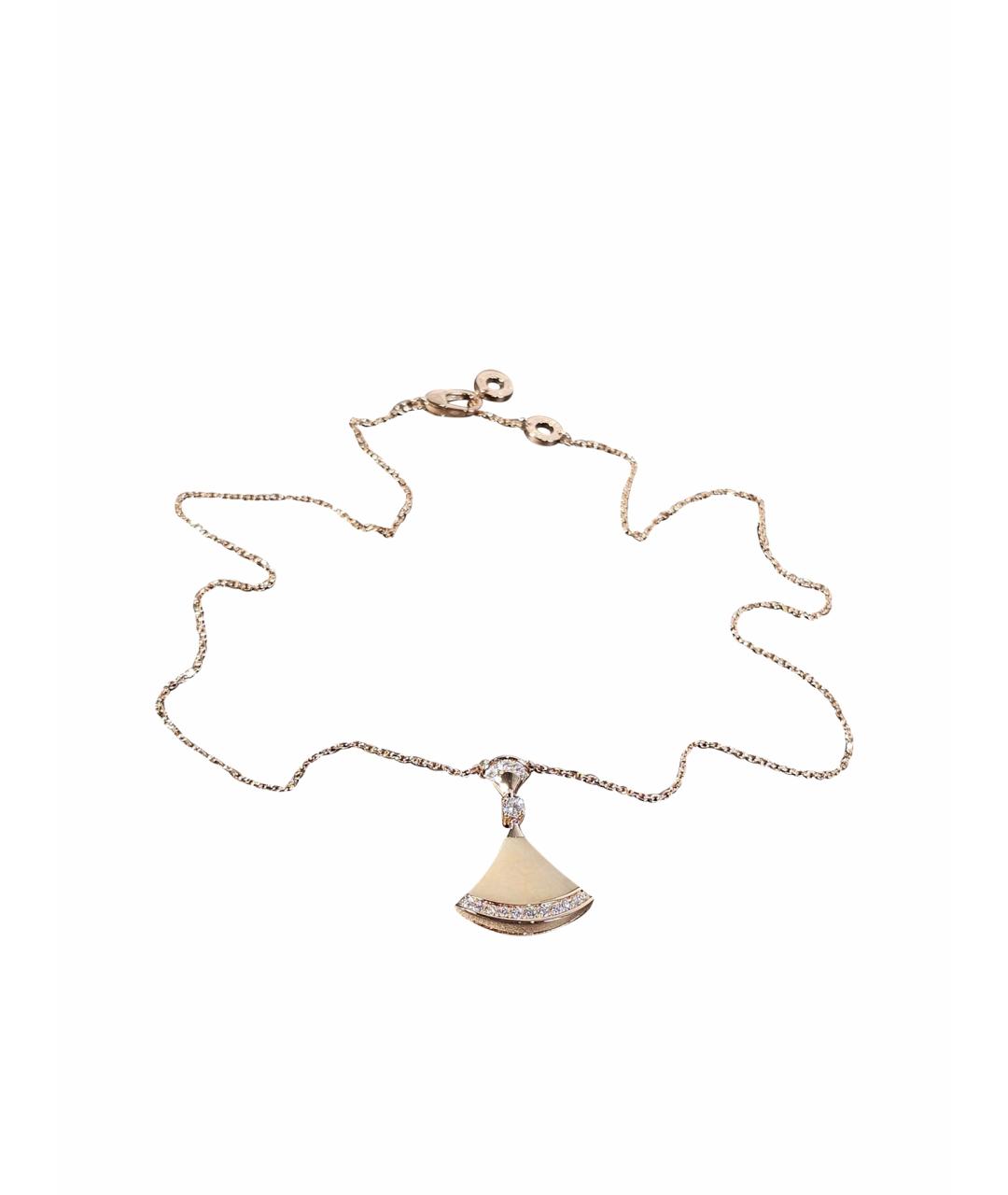 BVLGARI Золотое колье из розового золота, фото 1