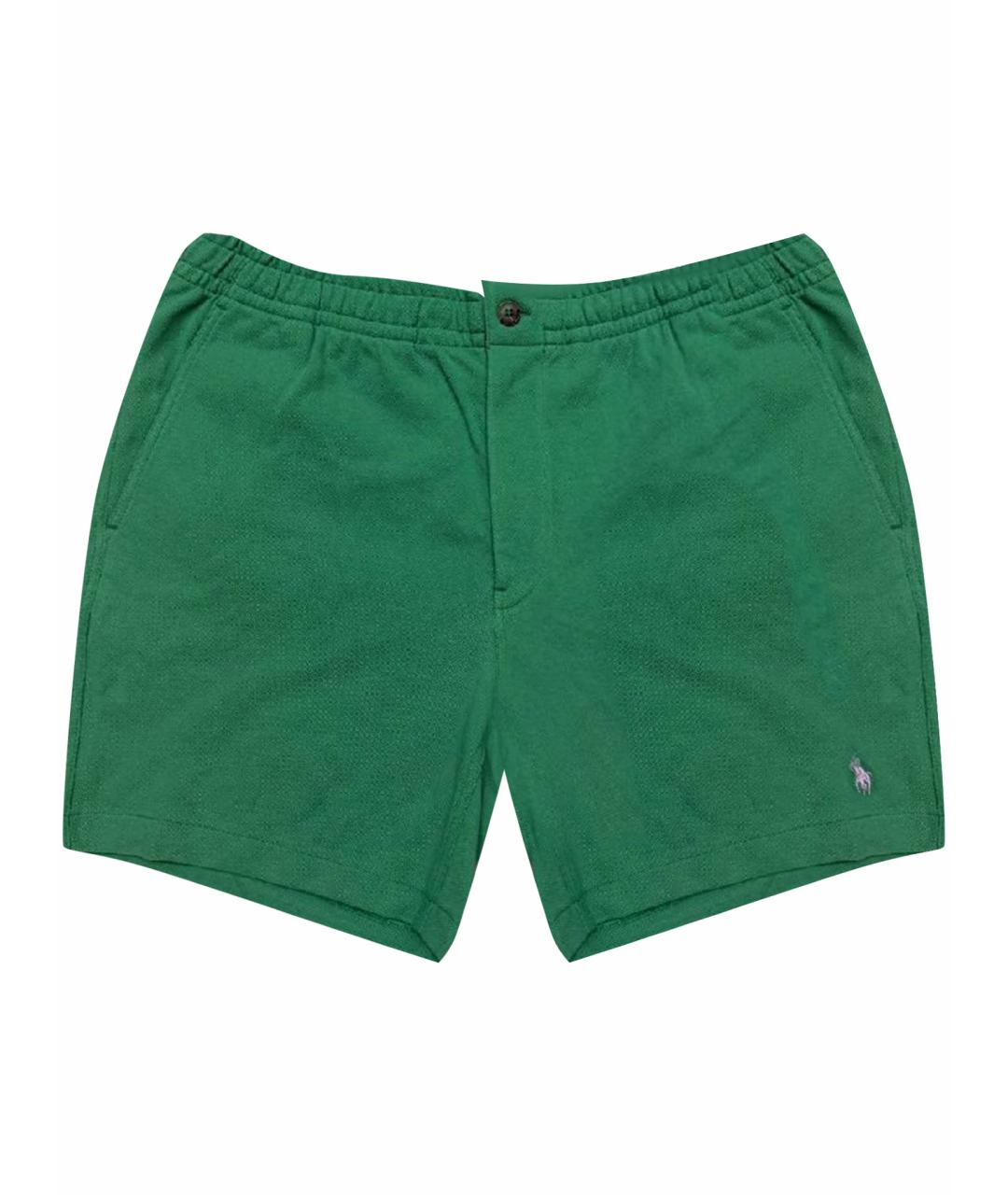 POLO RALPH LAUREN Зеленые хлопковые шорты, фото 1