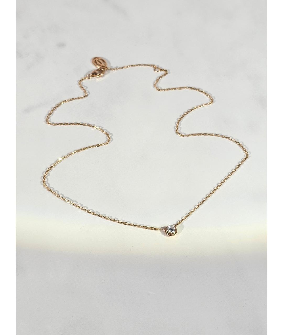 CARTIER Золотое колье из розового золота, фото 4