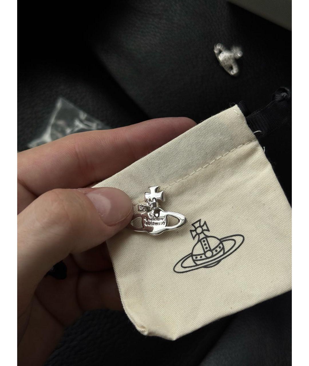 VIVIENNE WESTWOOD Серебряные латунные серьги, фото 6