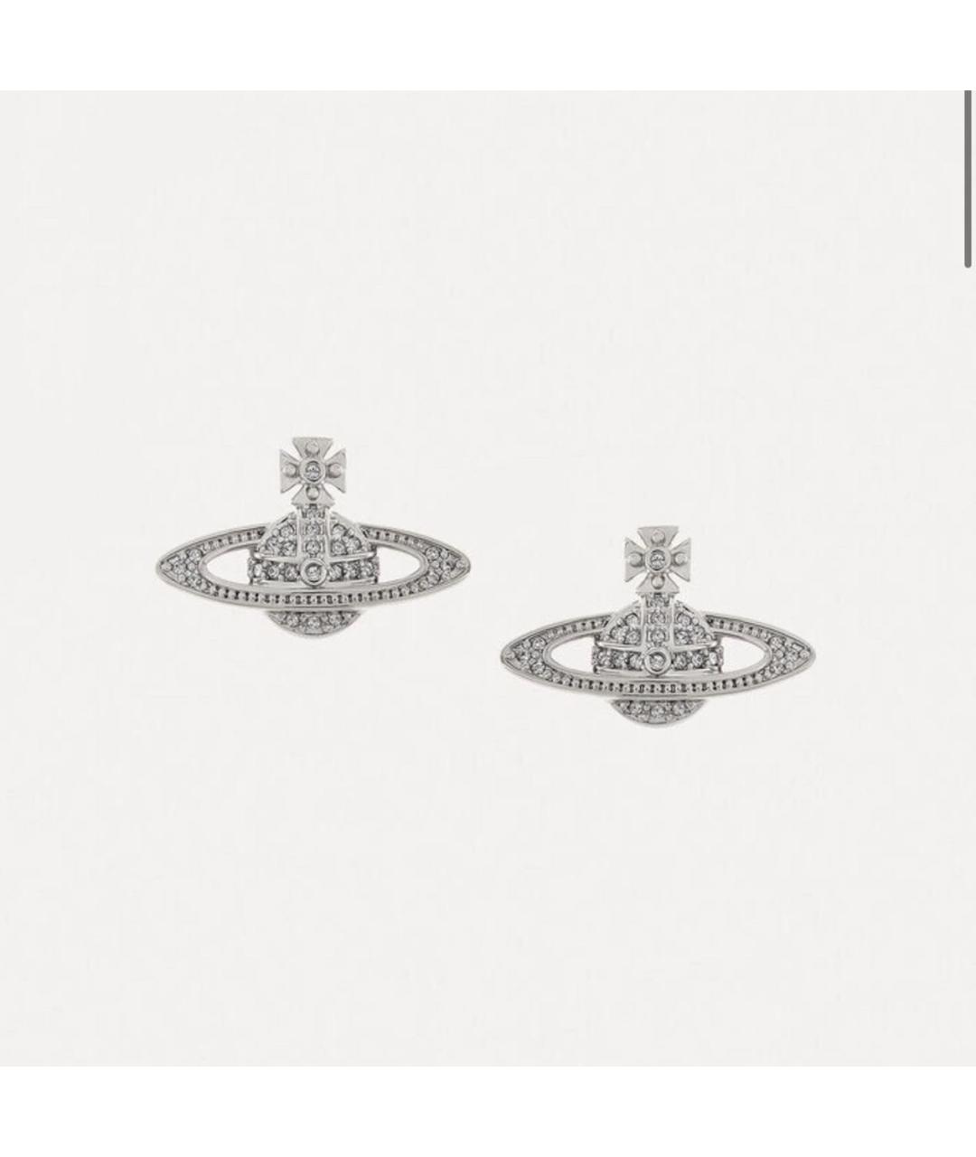 VIVIENNE WESTWOOD Серебряные латунные серьги, фото 9