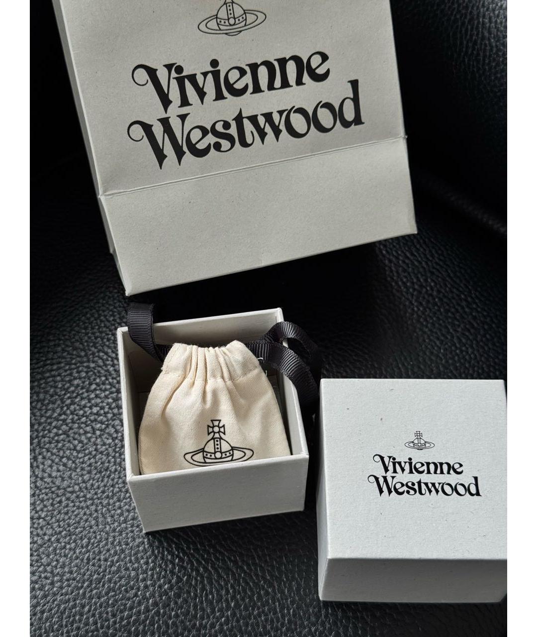 VIVIENNE WESTWOOD Серебряные латунные серьги, фото 8