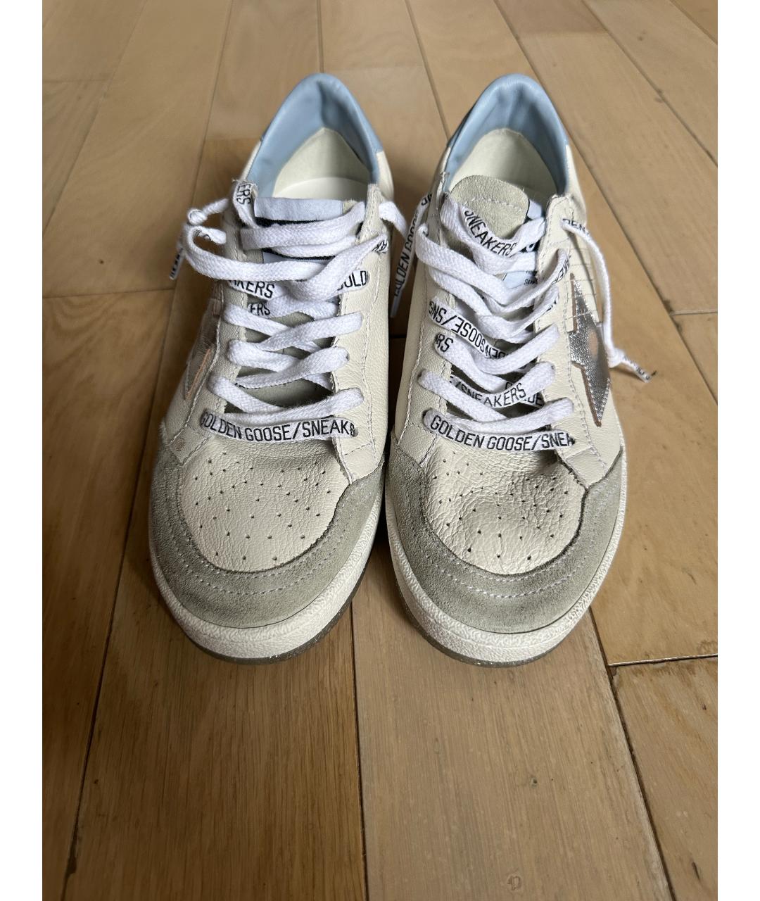 GOLDEN GOOSE DELUXE BRAND Кожаные кеды, фото 3