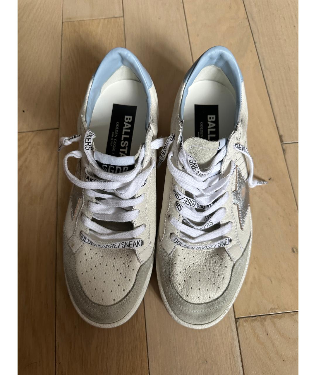 GOLDEN GOOSE DELUXE BRAND Кожаные кеды, фото 4
