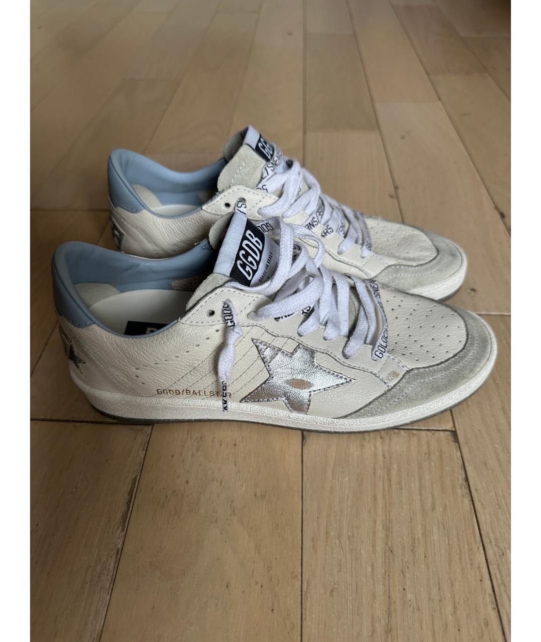 GOLDEN GOOSE DELUXE BRAND Кожаные кеды, фото 2