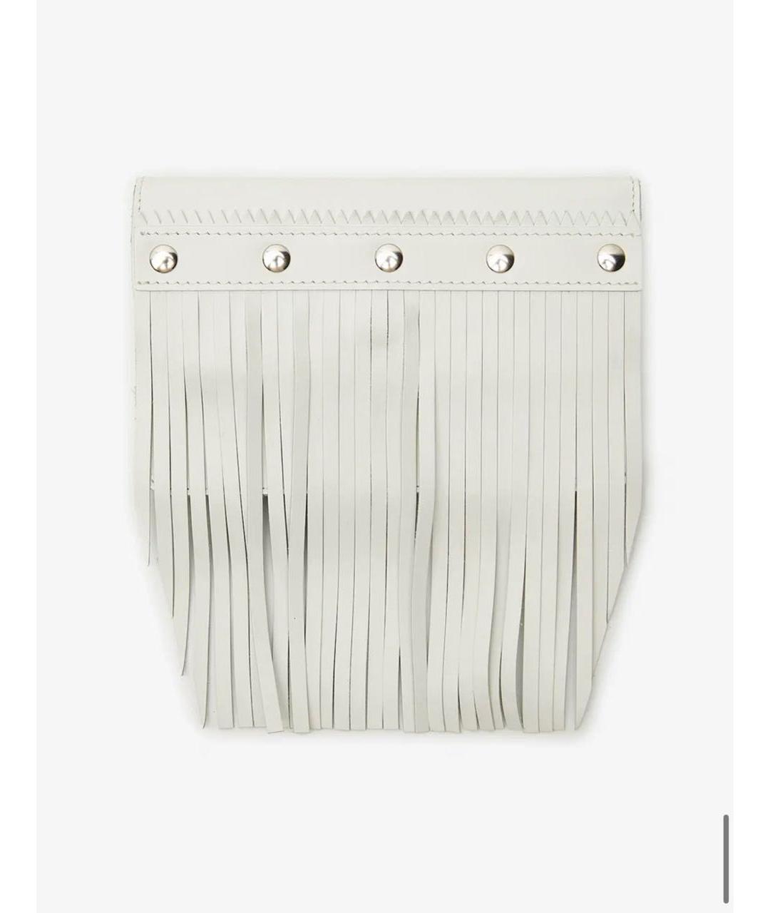 COMME DES GARÇONS Белый кожаный кошелек, фото 4