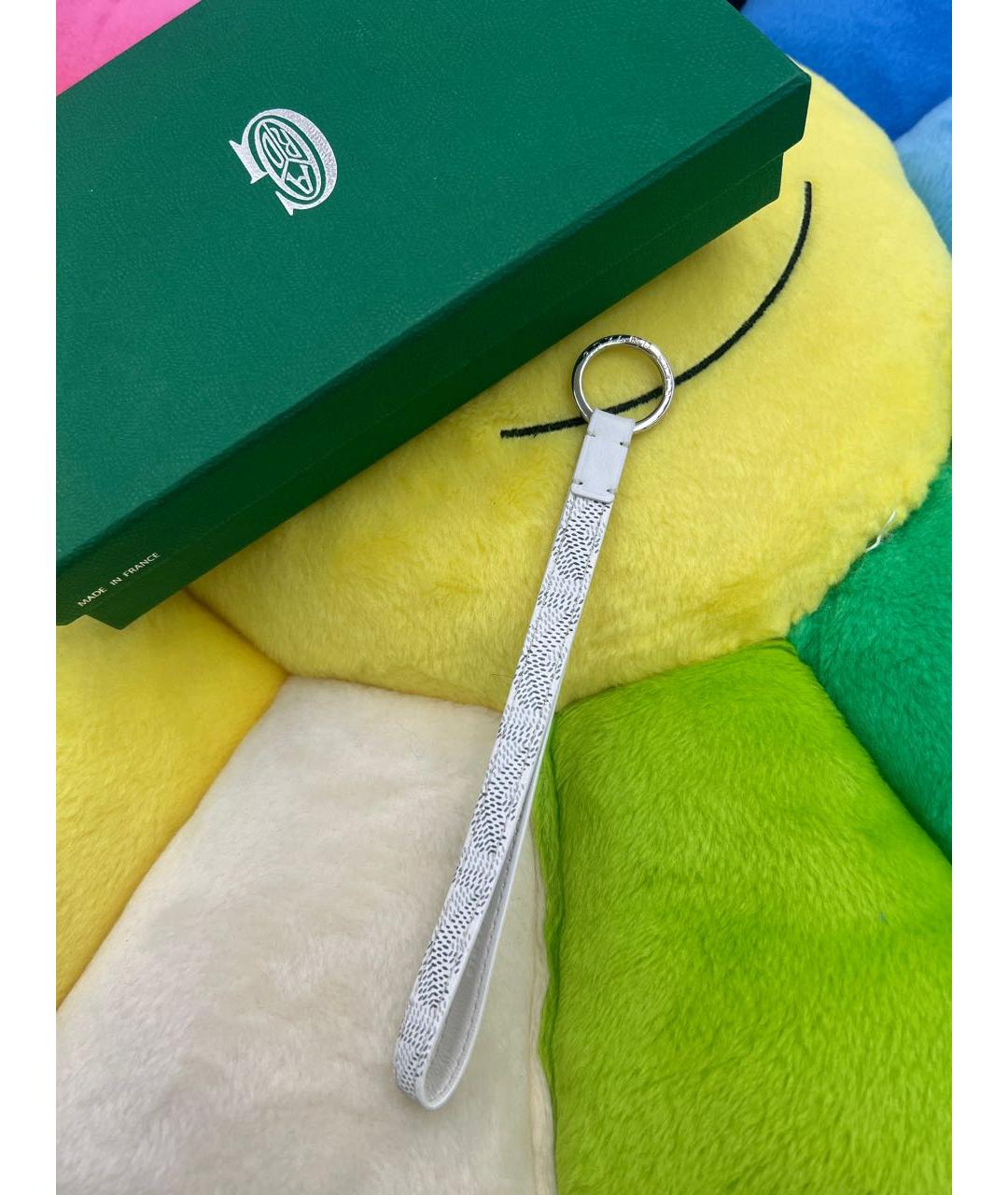 GOYARD Белый брелок, фото 7