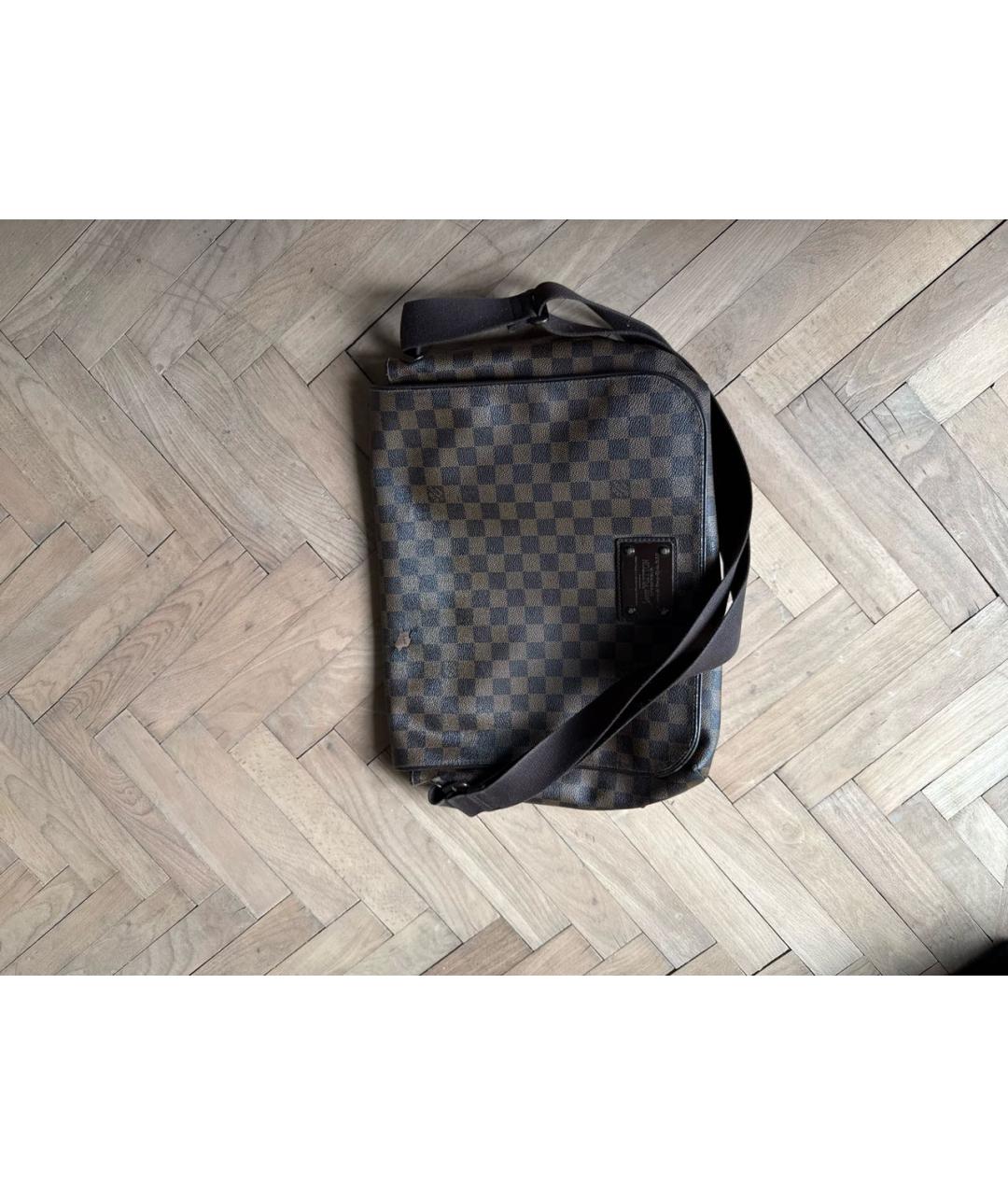 LOUIS VUITTON Коричневая сумка на плечо, фото 6