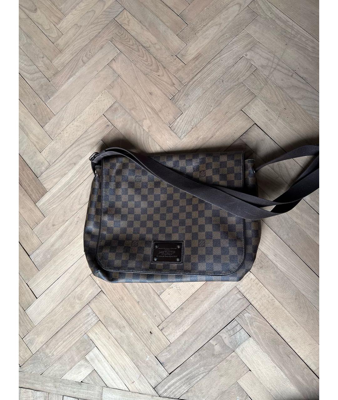 LOUIS VUITTON Коричневая сумка на плечо, фото 2
