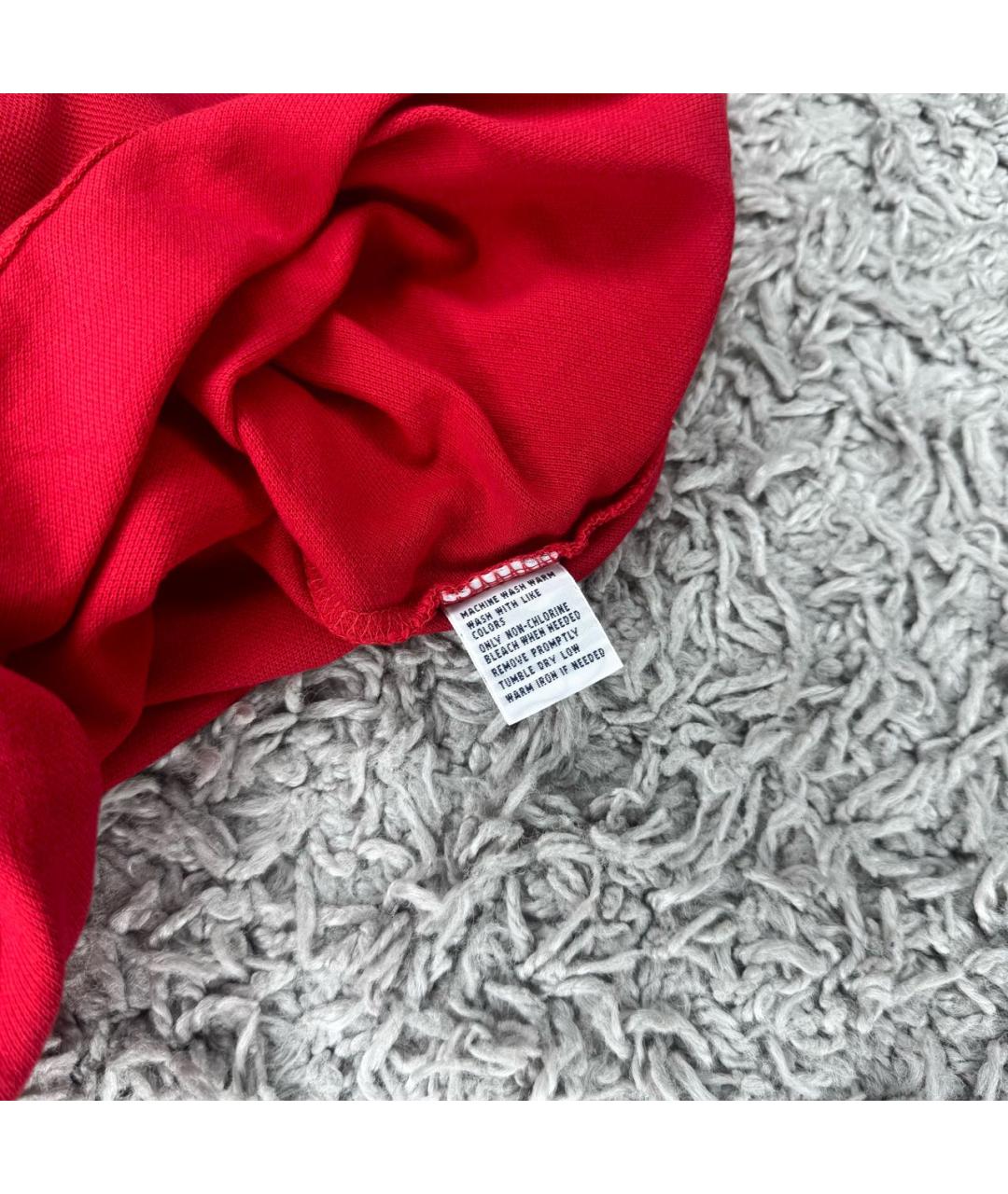 POLO RALPH LAUREN Красное хлопковое поло с коротким рукавом, фото 5
