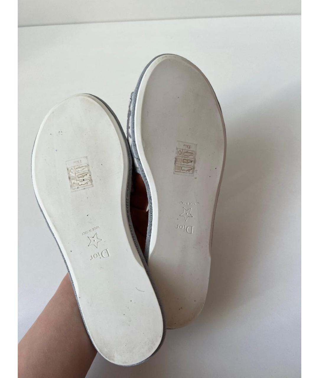 CHRISTIAN DIOR Серые шлепанцы, фото 6