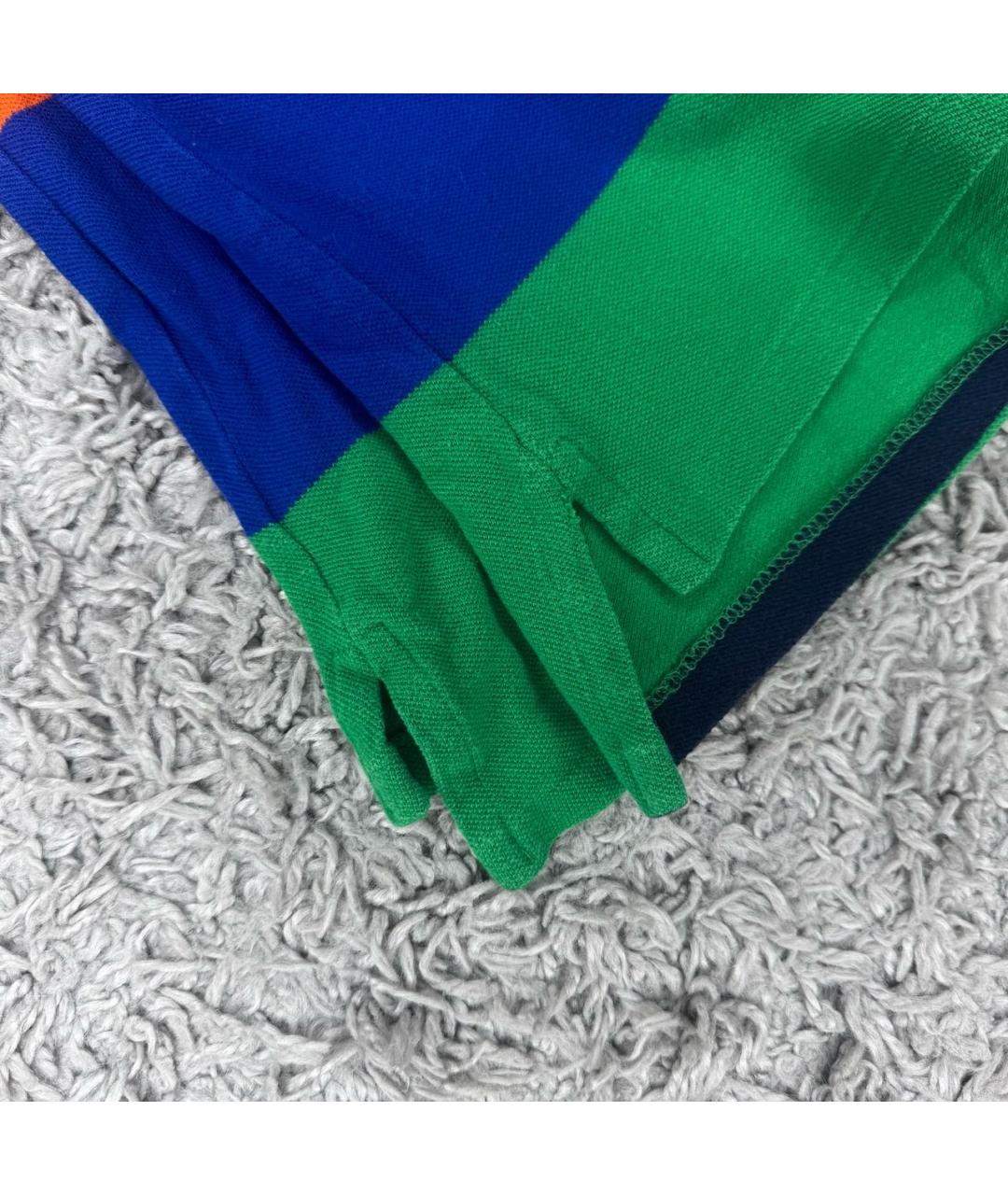 POLO RALPH LAUREN Мульти хлопковое поло с коротким рукавом, фото 7