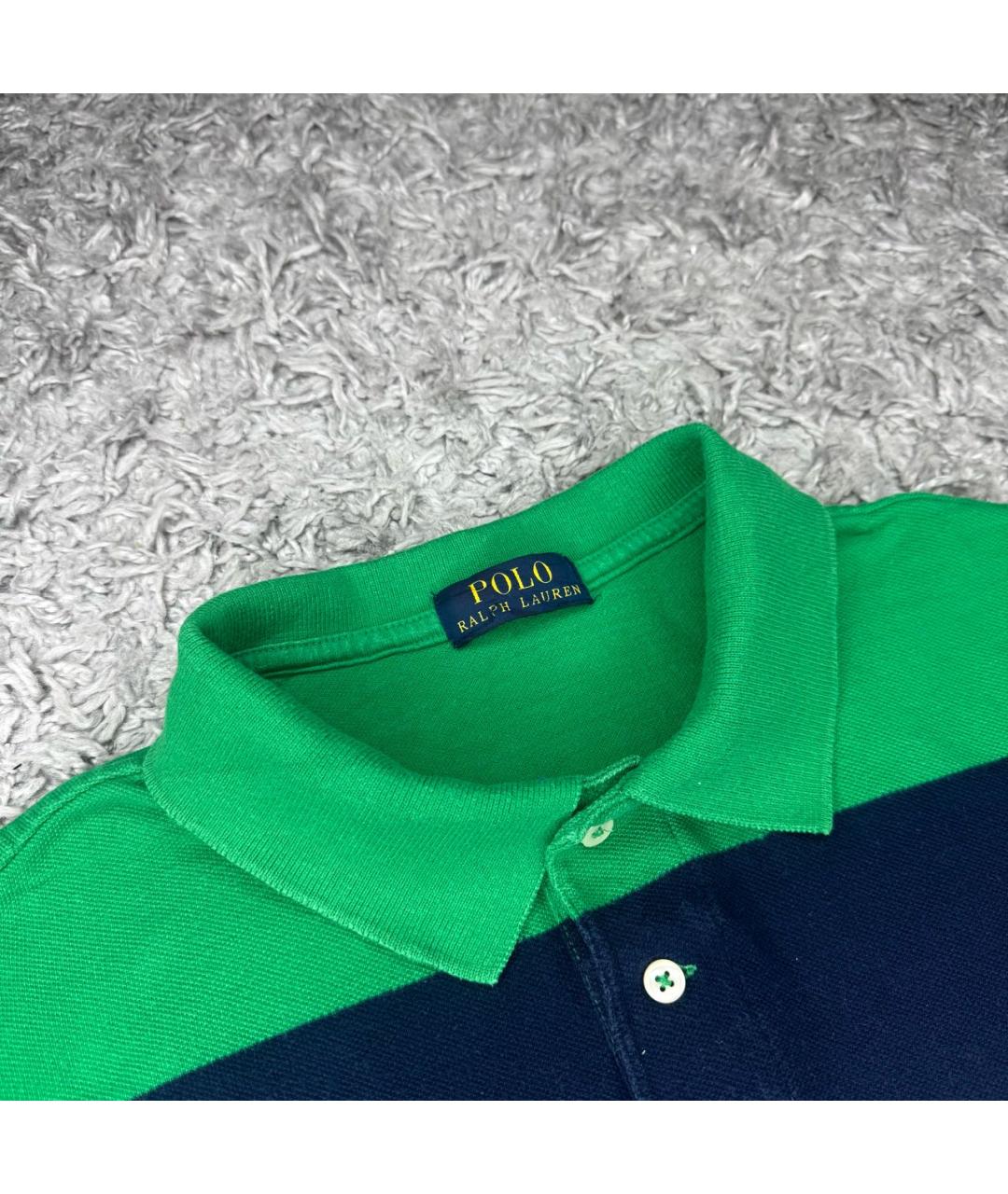 POLO RALPH LAUREN Мульти хлопковое поло с коротким рукавом, фото 3